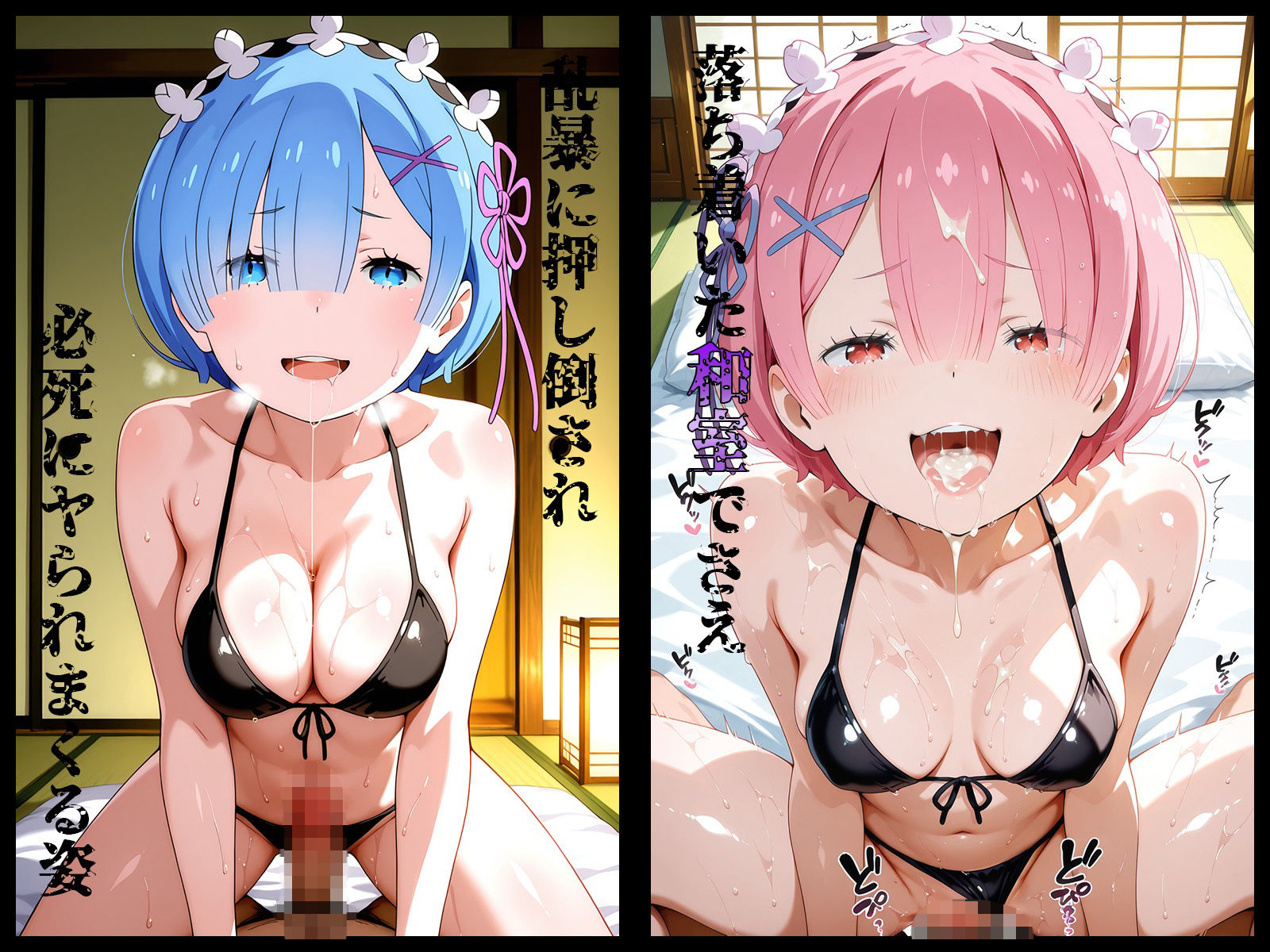 その女たちリークされてます〜レ○＆ラ○編〜 サンプル7ページ目