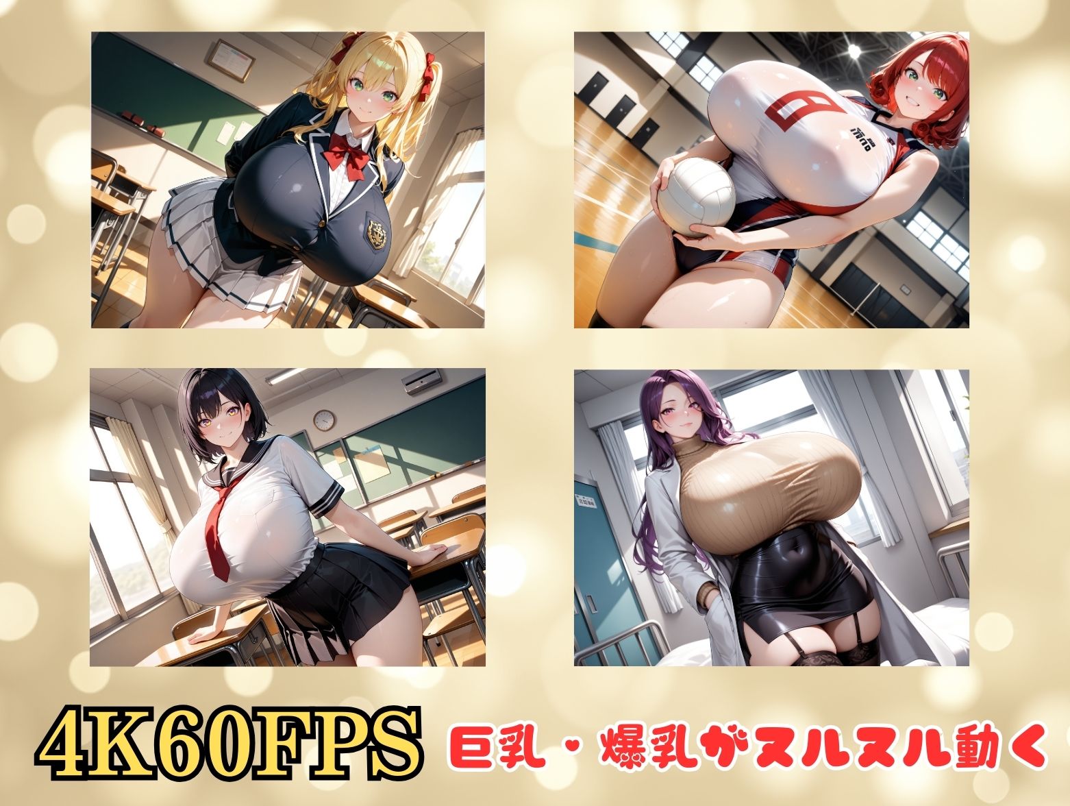 巨乳だけの元女学園着衣セックス集総集編 サンプル4ページ目