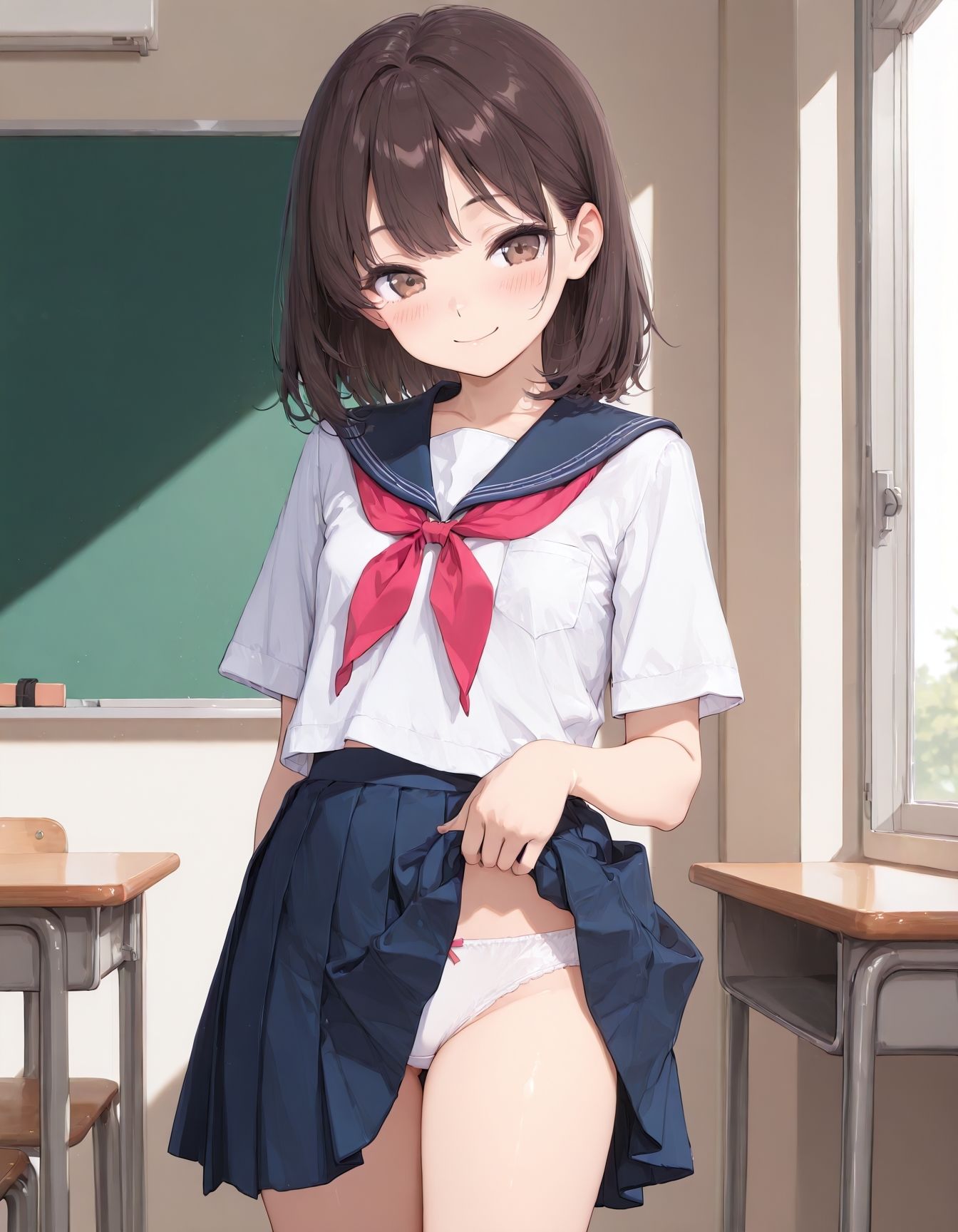 女子校生たちは放課後の教室をラブホ代わりに使う サンプル2ページ目