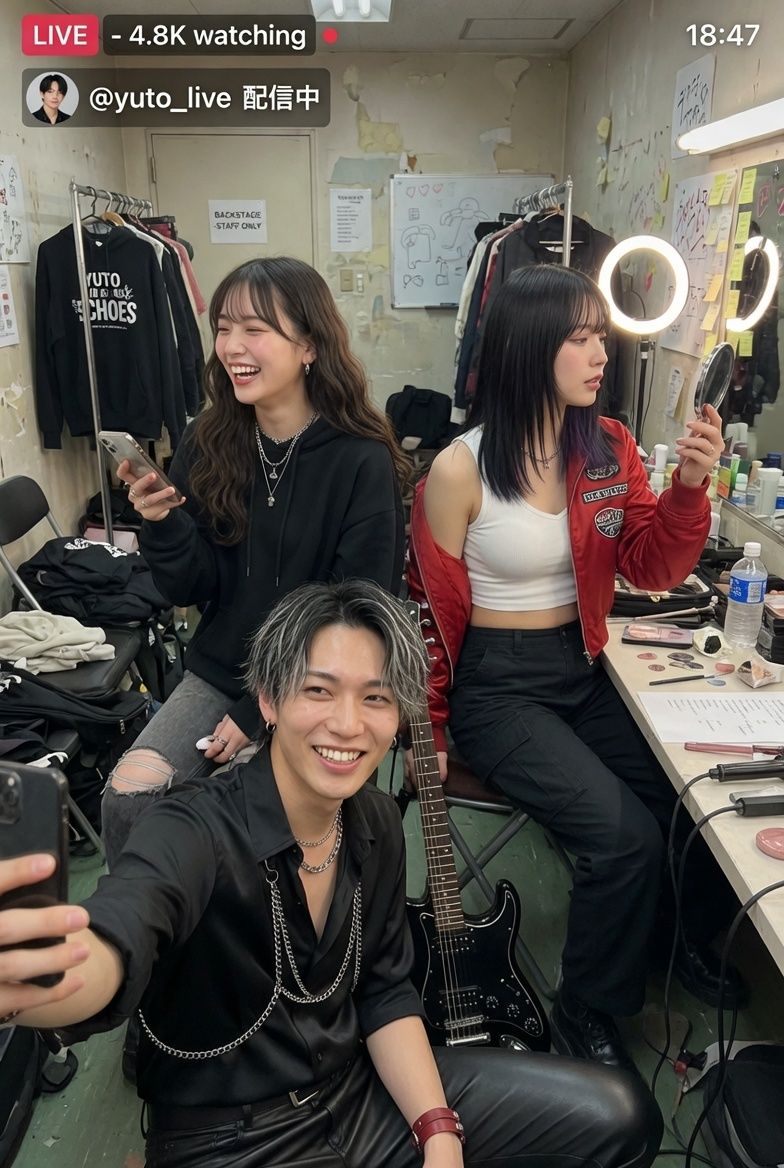 ライブ配信の女神たち サンプル5ページ目