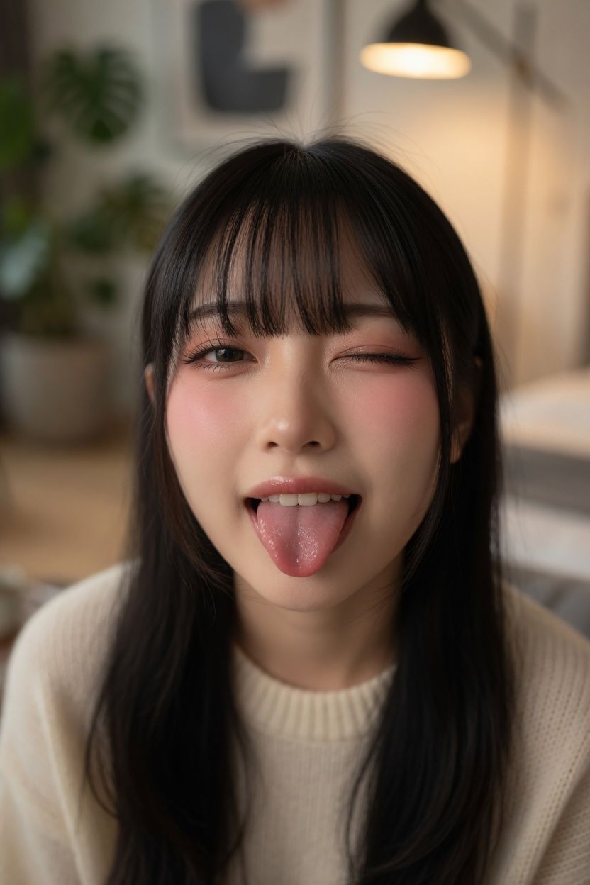 【舌フェチ特化】巨女の濃厚ベロキス〜小さなあなたを舐め尽くす〜 サンプル4ページ目