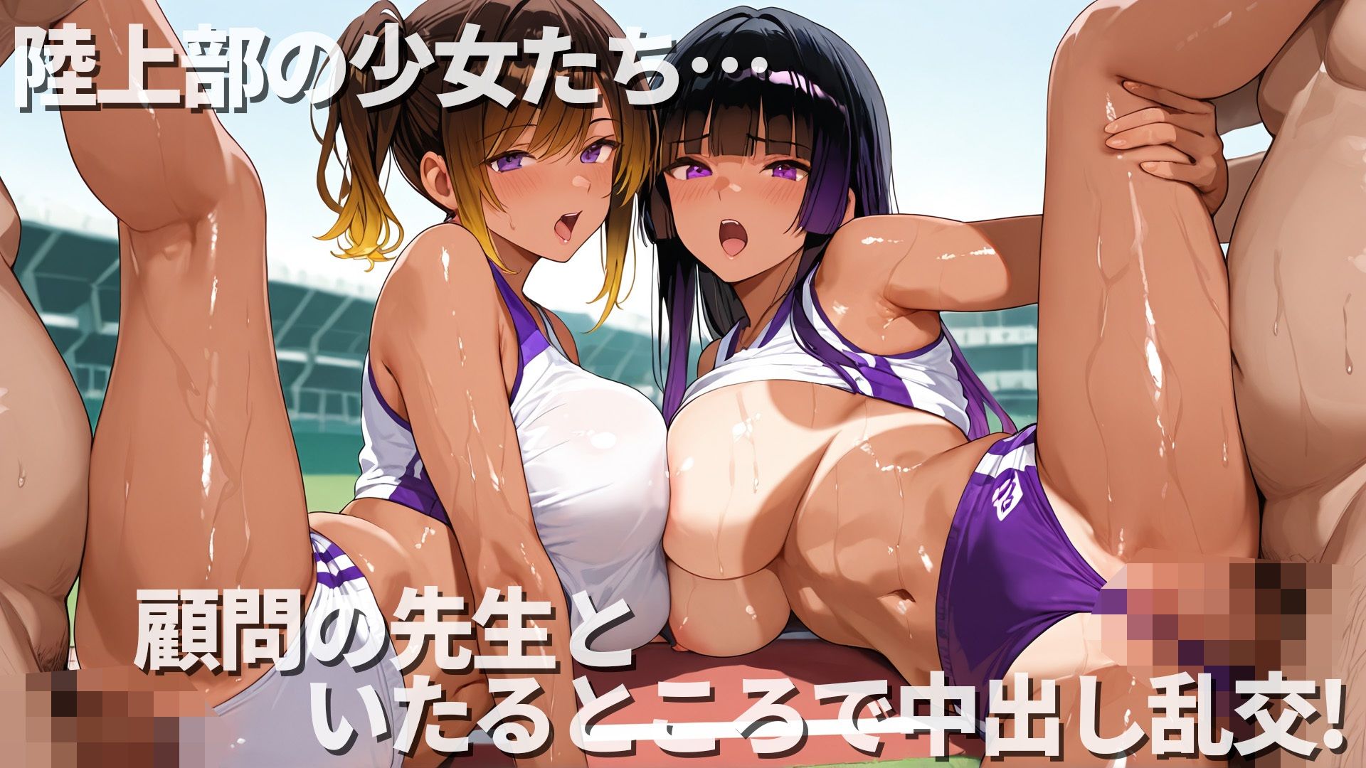 【4K神画質】日焼け陸上部JKに汗だく乱交SEX203人！！ サンプル3ページ目