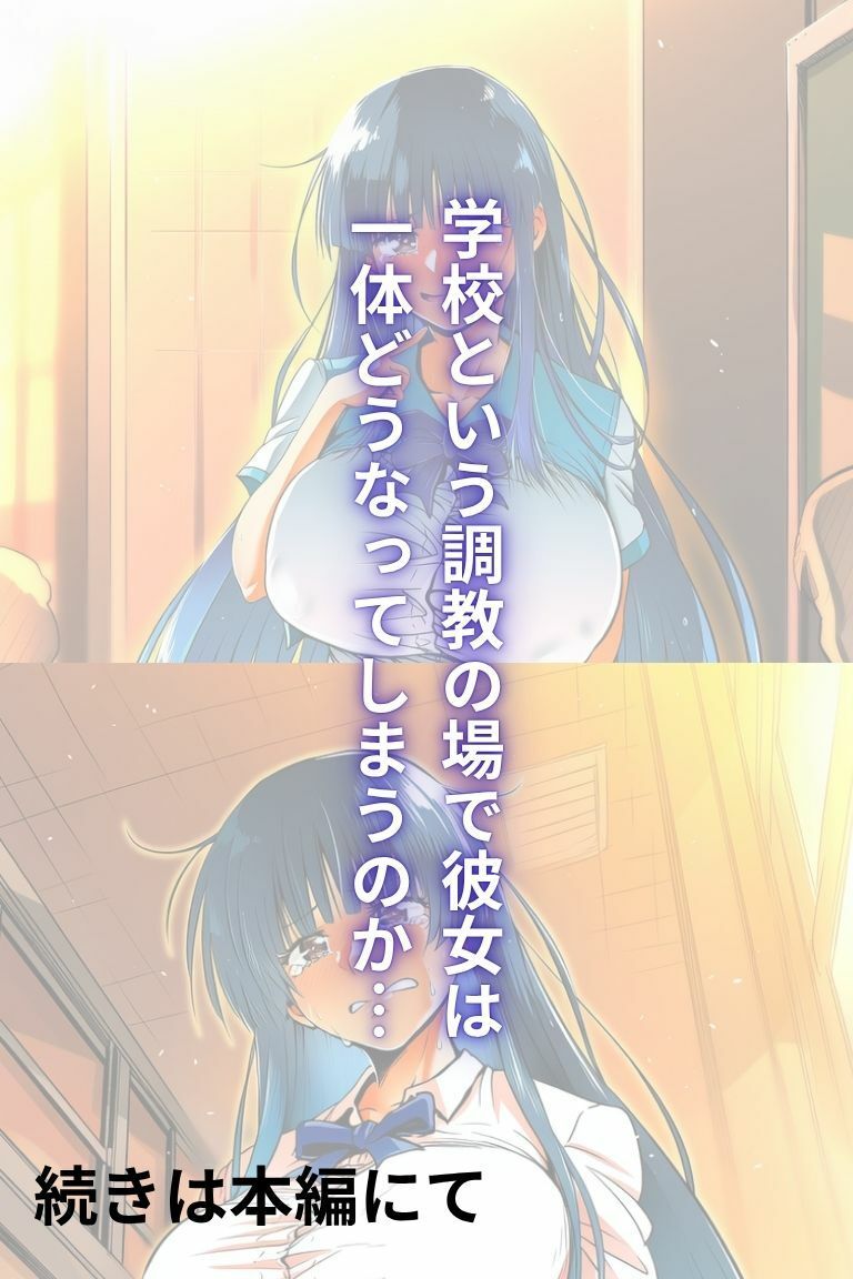 『青い花はみだらに堕ちる』〜彼女の孕み寝取られ完全調教〜  第二章  調教深化〜学校でのプレイ〜 サンプル7ページ目