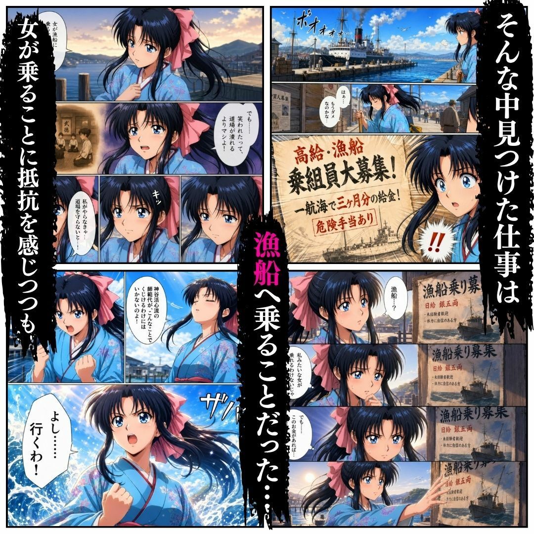 マグロ漁船に乗った女たち 〜流浪編〜 サンプル2ページ目