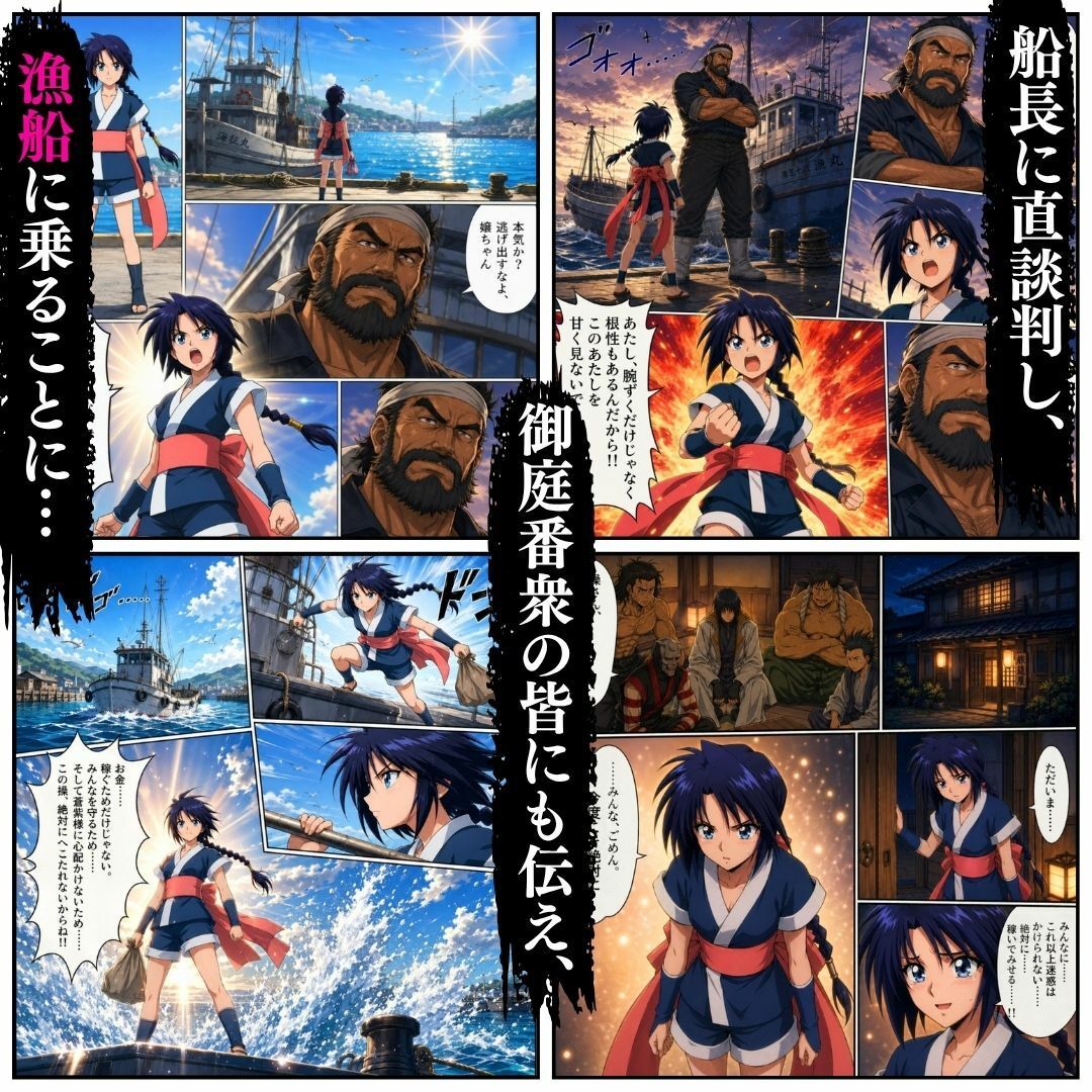 マグロ漁船に乗った女たち 〜流浪編〜 サンプル5ページ目