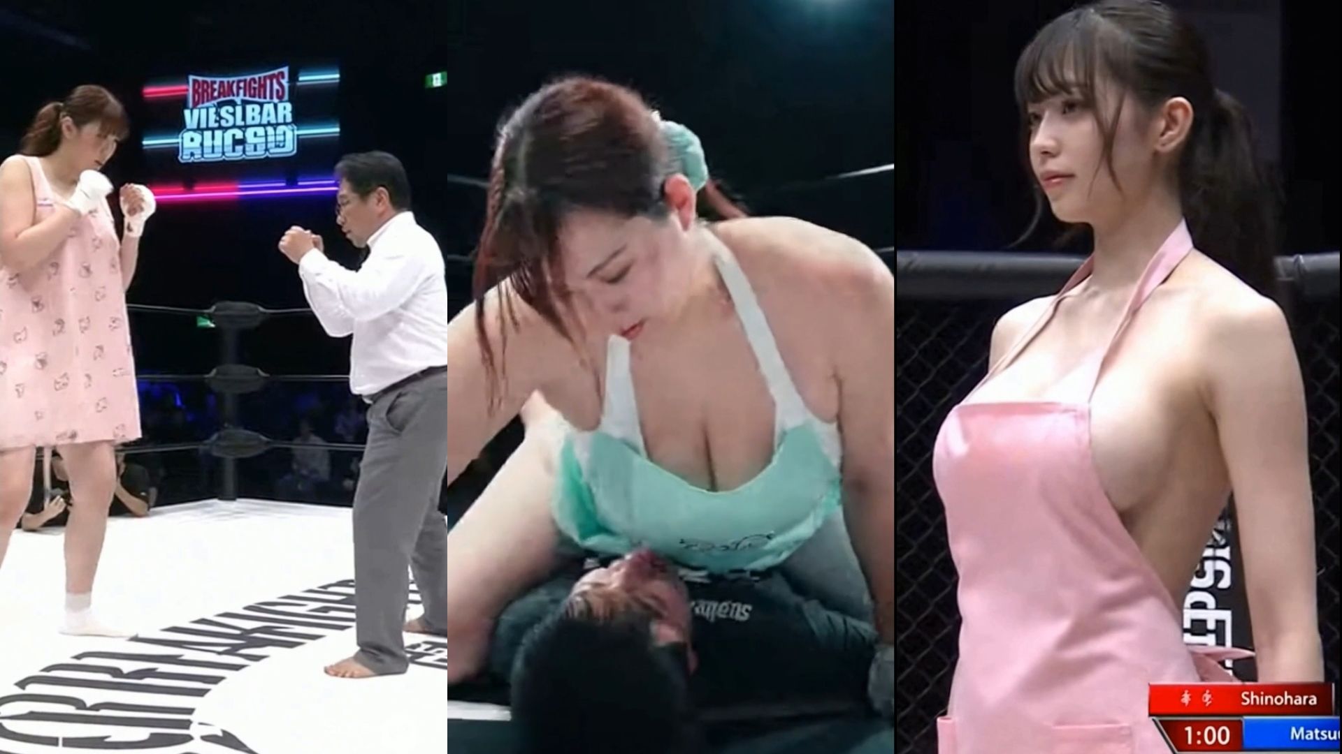 大きな女の子と闘いたい - 高身長女子vs低身長男子異種格闘技戦  vol.1 サンプル2ページ目
