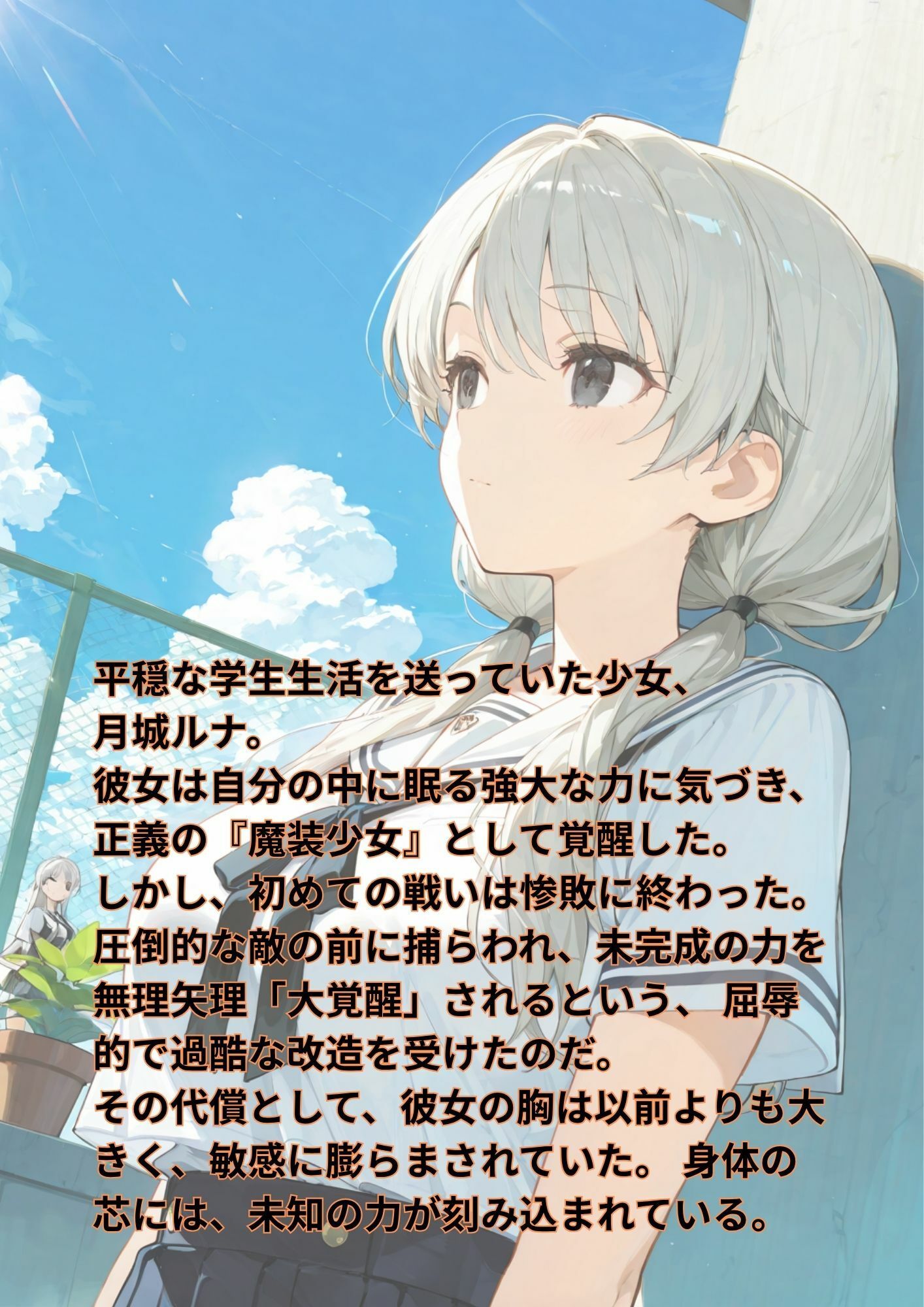 魔法少女ルナ2  再覚醒と、孕まされし深淵の調教 サンプル1ページ目