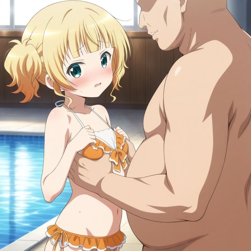 水着少女はオナホですか？ サンプル3ページ目