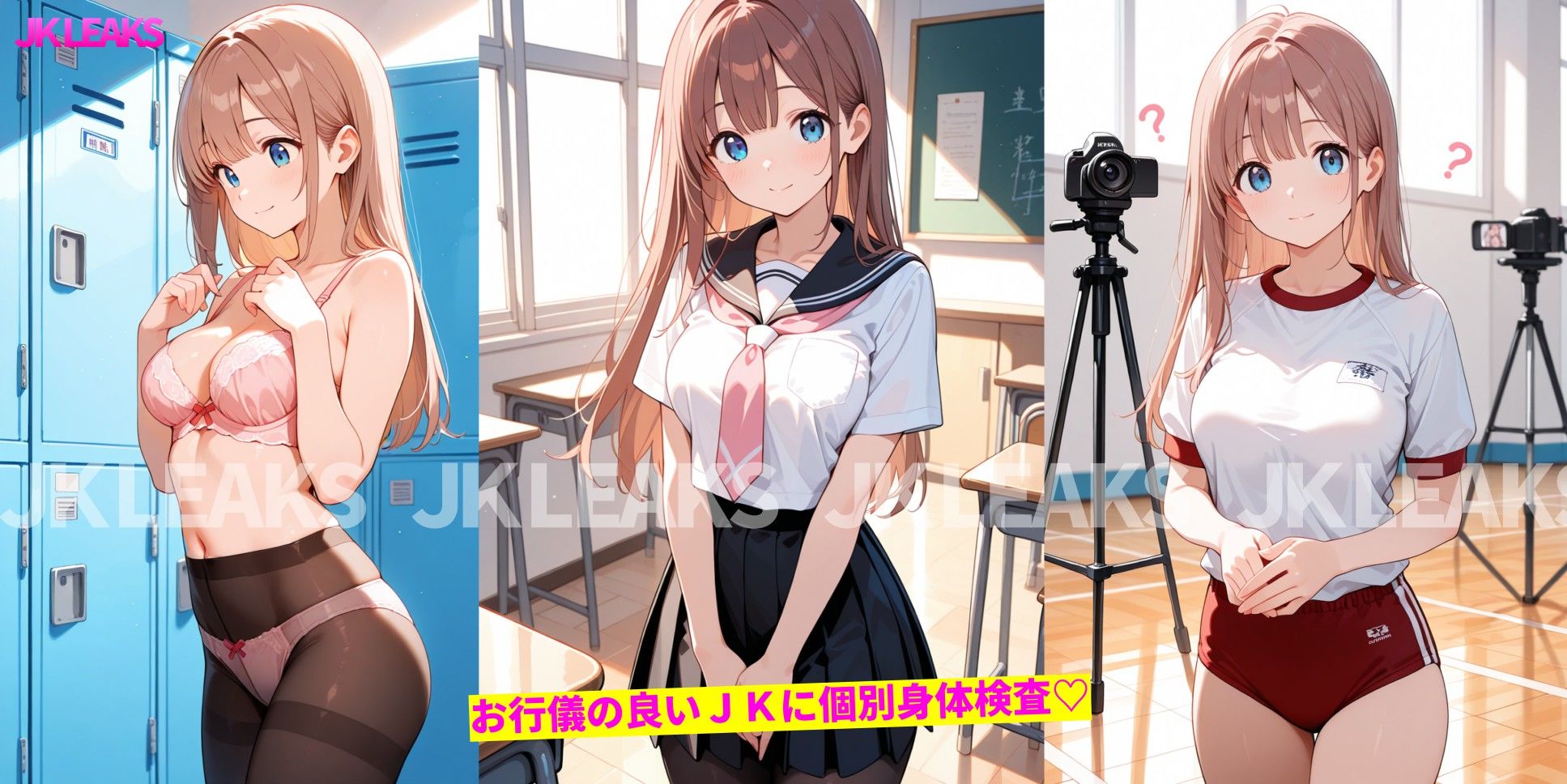 JKLEAKS 44 - 絶対妊娠！身体検査編 - 【流出動画付・音声付き！】 サンプル1ページ目