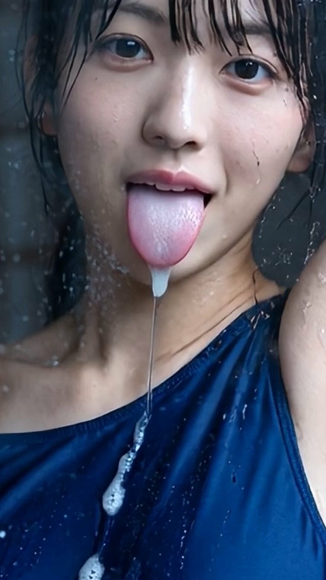 舌フェチ7 AI 水着女子2 サンプル9ページ目