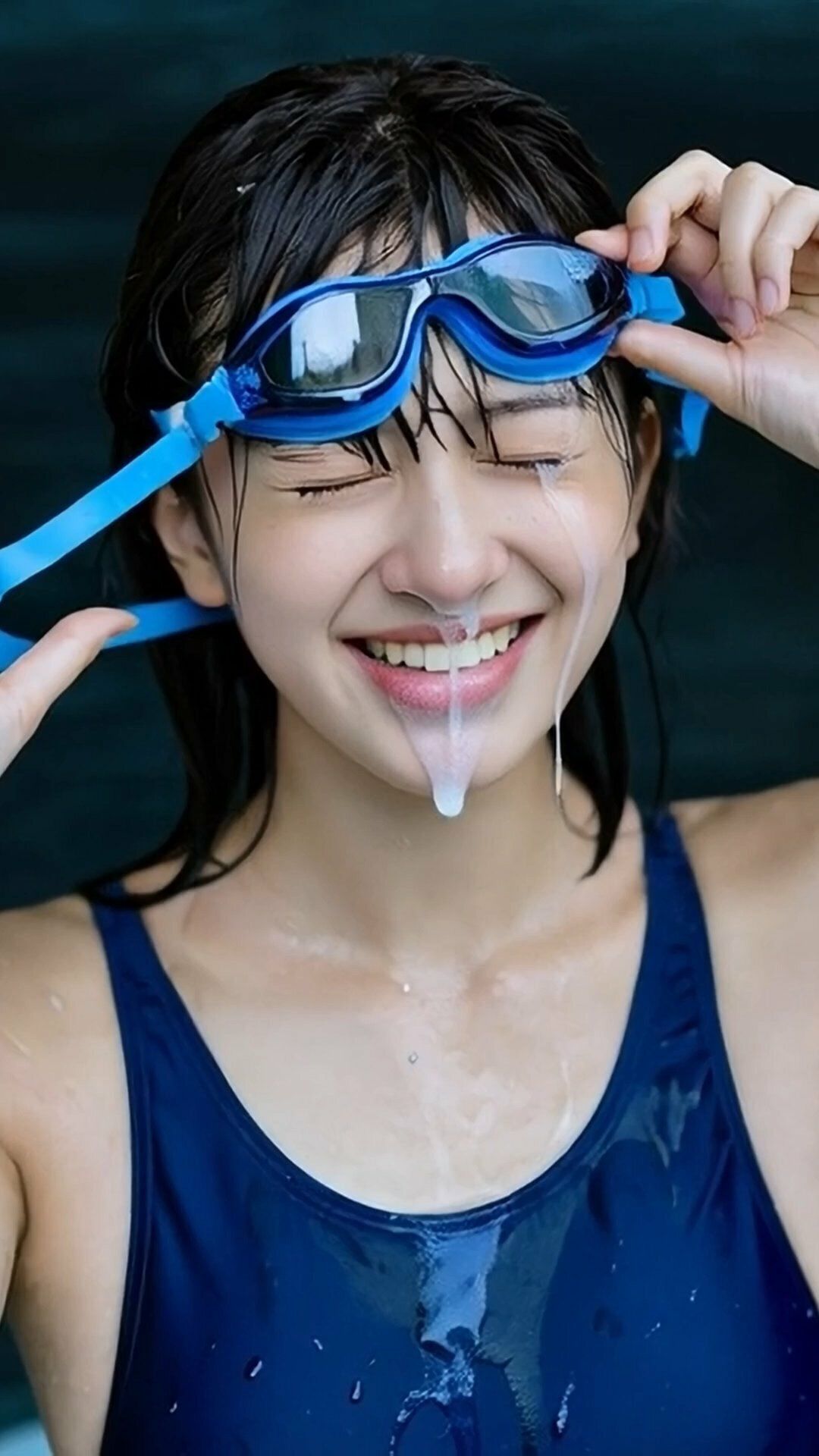 舌フェチ7 AI 水着女子2 サンプル10ページ目