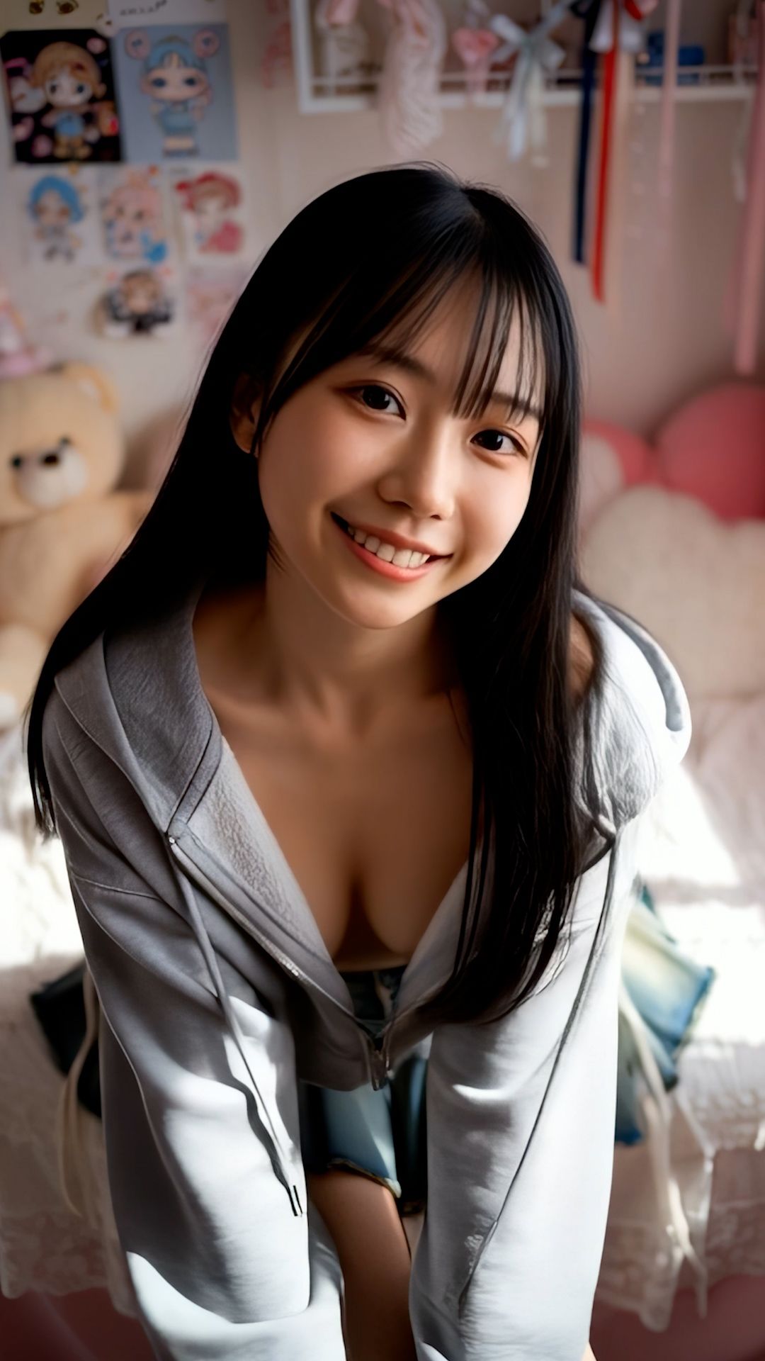 【微エロ動画11】ブルマ、下着、制服、パンチラ、胸チラ、AIリアル サンプル9ページ目