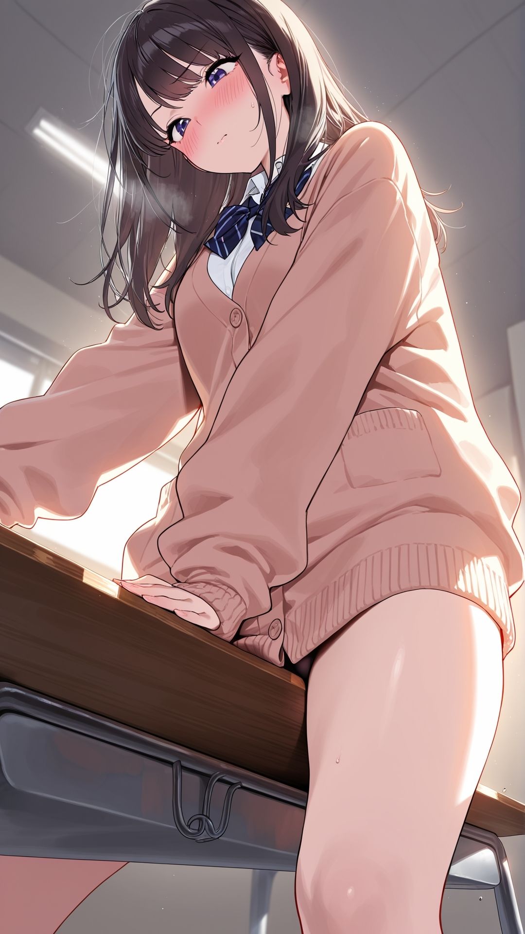 【角オナニー動画】きもちいい角を見つけちゃった女の子たち12本〜パート（7）〜セーラー服とブレザーの女の子たち サンプル5ページ目