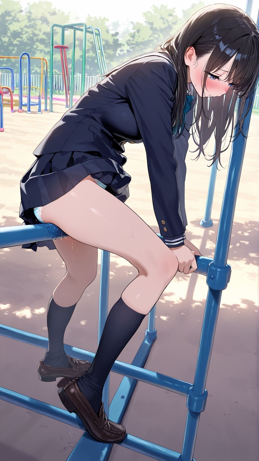 【角オナニー動画】きもちいい角を見つけちゃった女の子たち12本〜パート（7）〜セーラー服とブレザーの女の子たち サンプル7ページ目