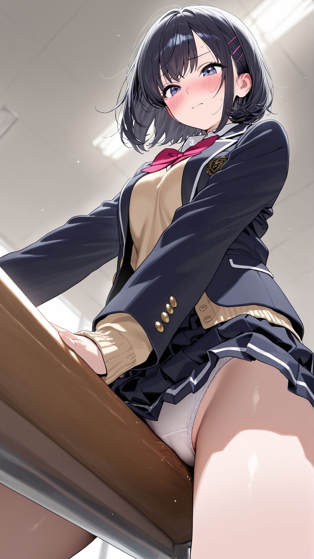【角オナニー動画】きもちいい角を見つけちゃった女の子たち12本〜パート（8）〜セーラー服とブレザーの女の子たち サンプル6ページ目