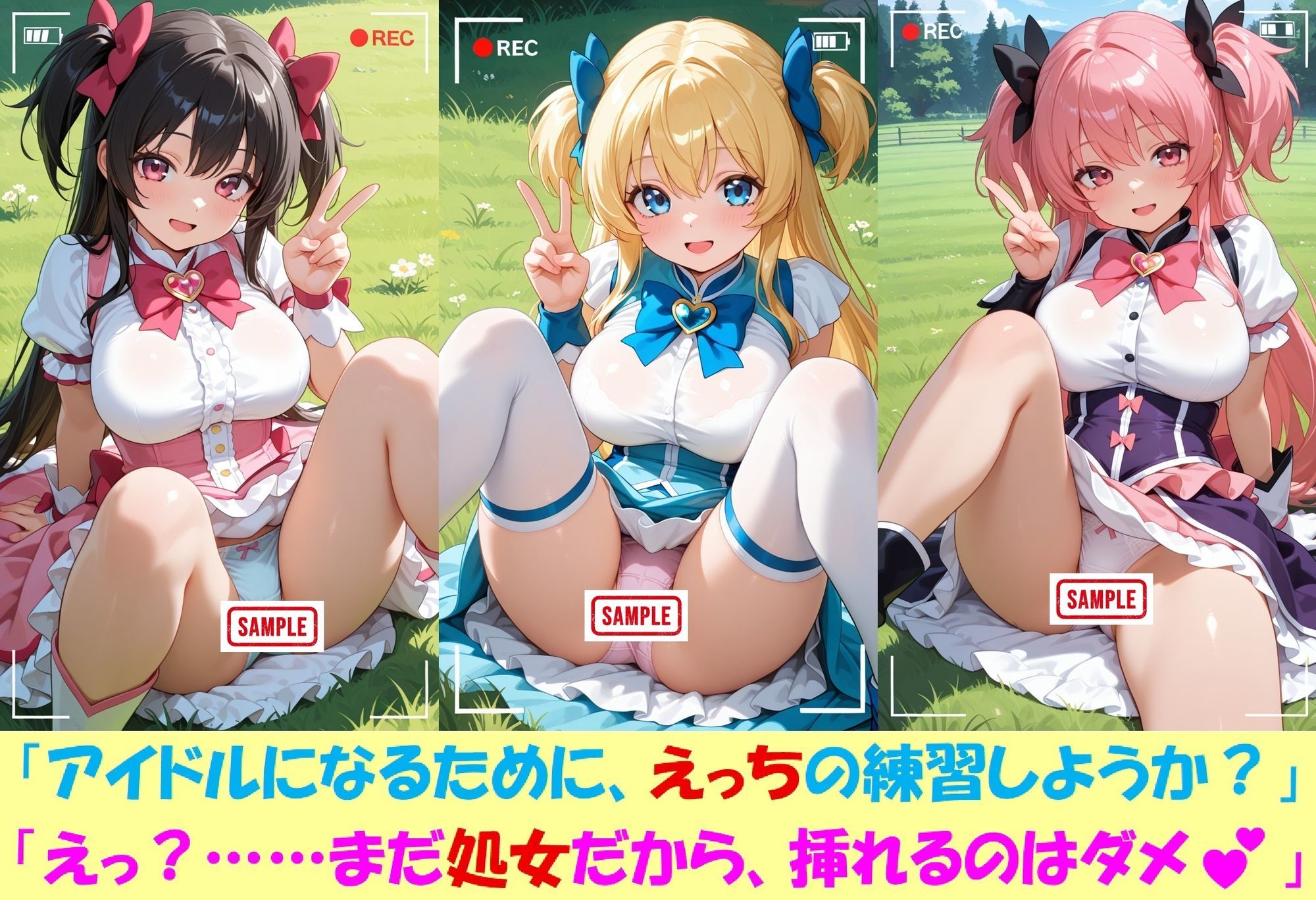 現役JKが撮影会でパンチラを撮られ生涯オカズ化3―魔法少女に変身してご奉仕― サンプル8ページ目