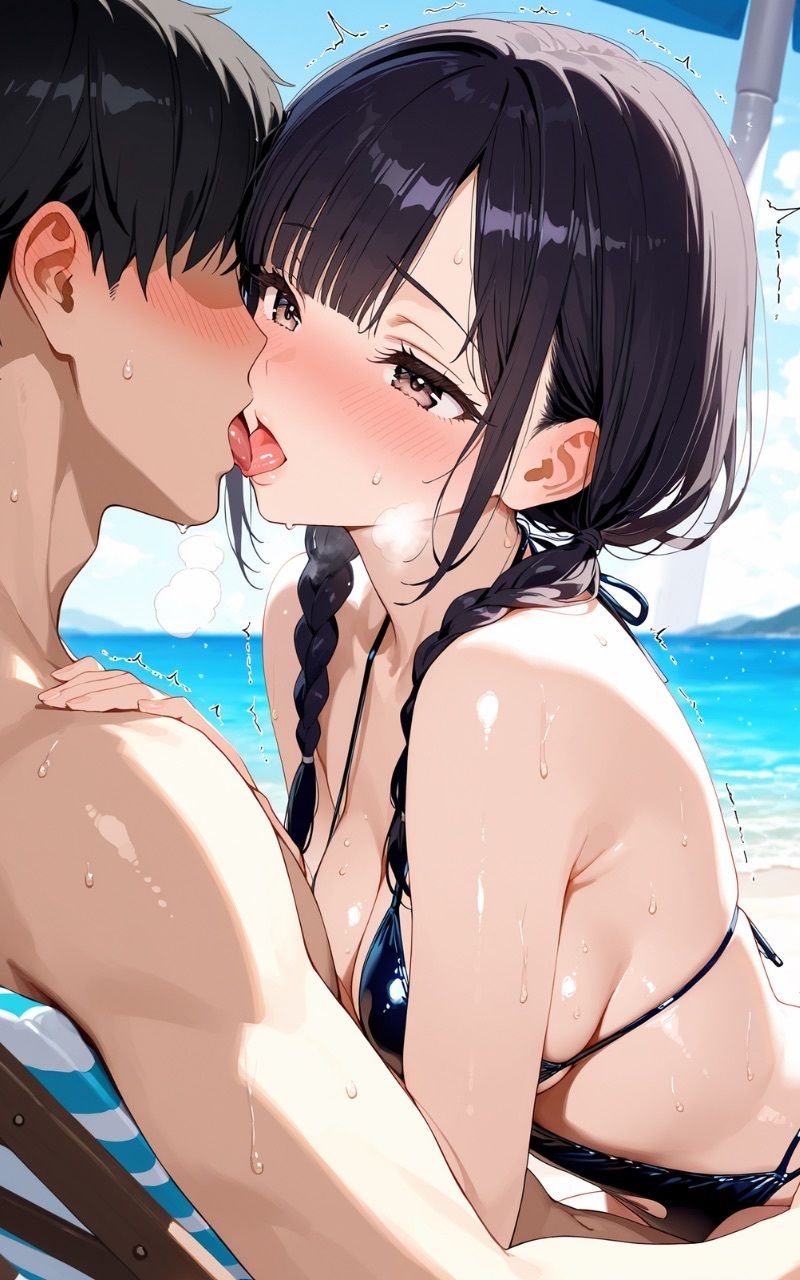 水着のあの子達に中出ししてみた2 サンプル4ページ目