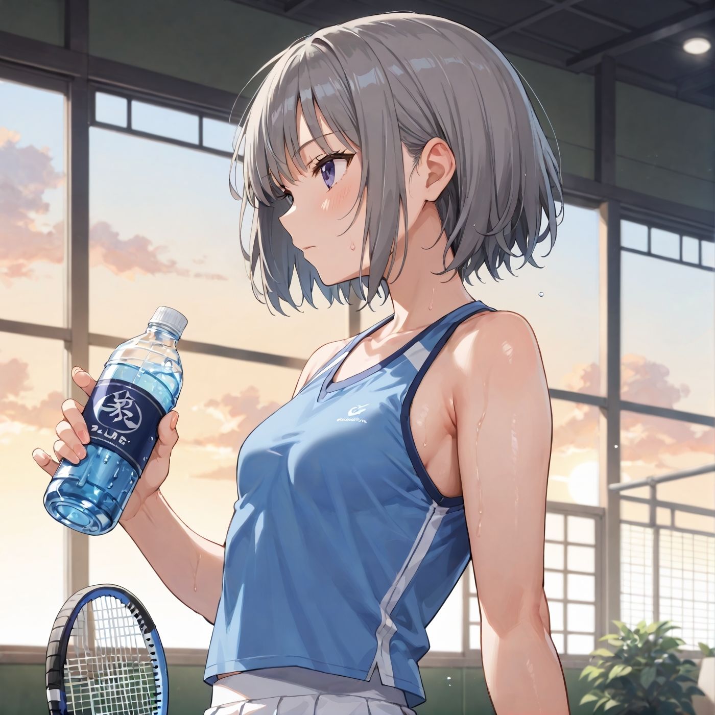 学園性活！ユニフォームに滲む汗  テニス部の本気がエロい1【汗かく美少女の厳選CG348枚収録】 サンプル3ページ目