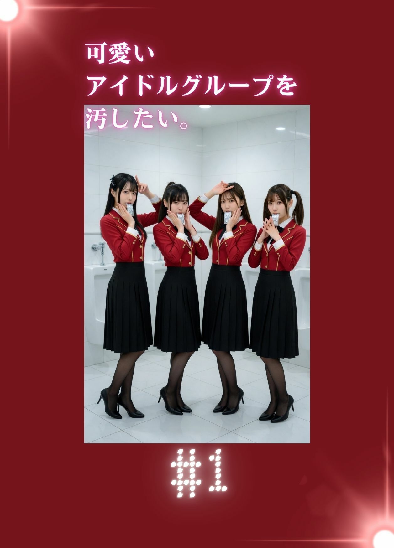 トイレで激射。 サンプル4ページ目