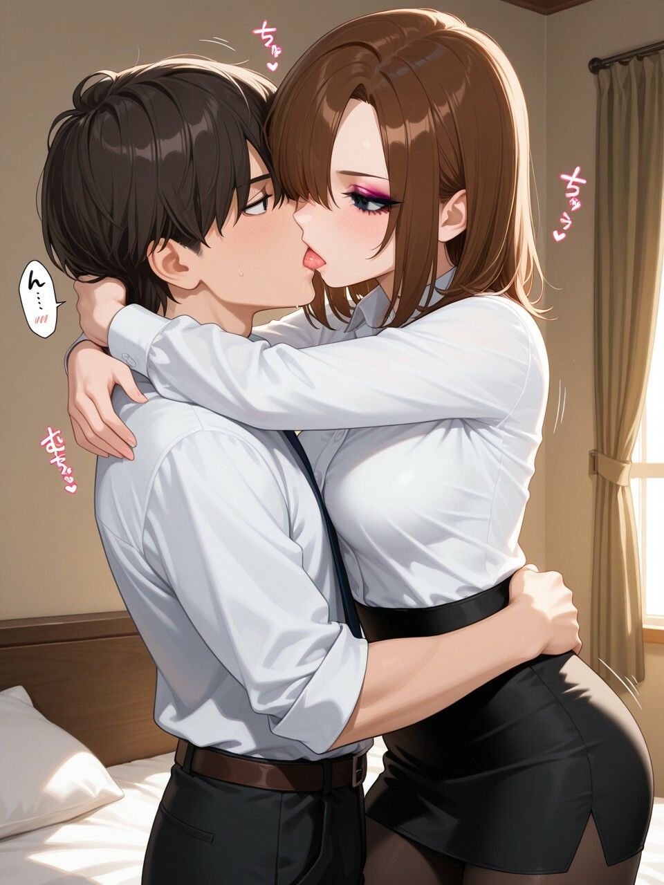 【淫キャの過激な性生活！case9 由香里】クール系女子がお持ち帰りされストッキングも脱がずにハメまくる本 サンプル2ページ目