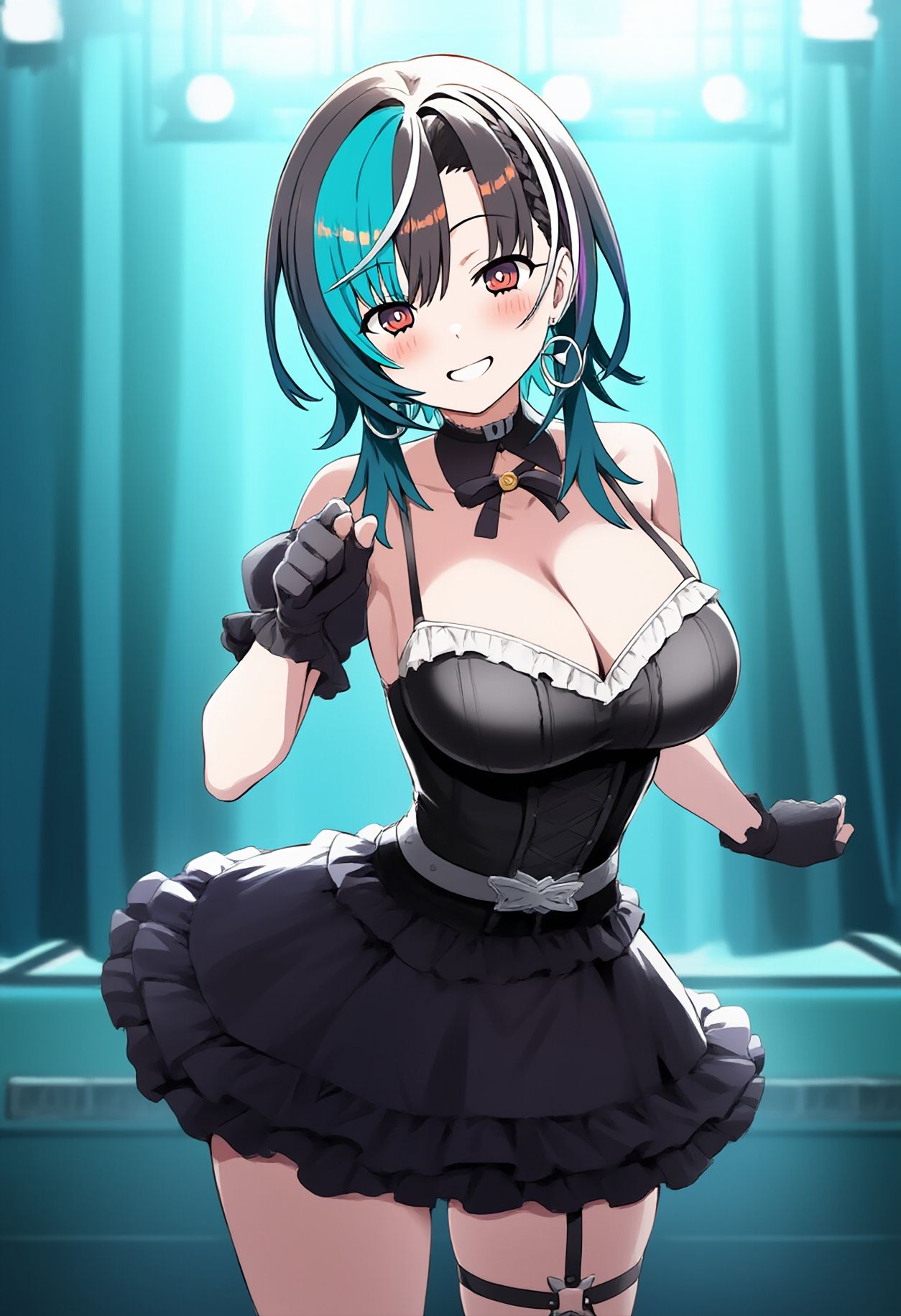【買い切り版】バーチャル衣装故障で羞恥ちは（English translation included） サンプル1ページ目