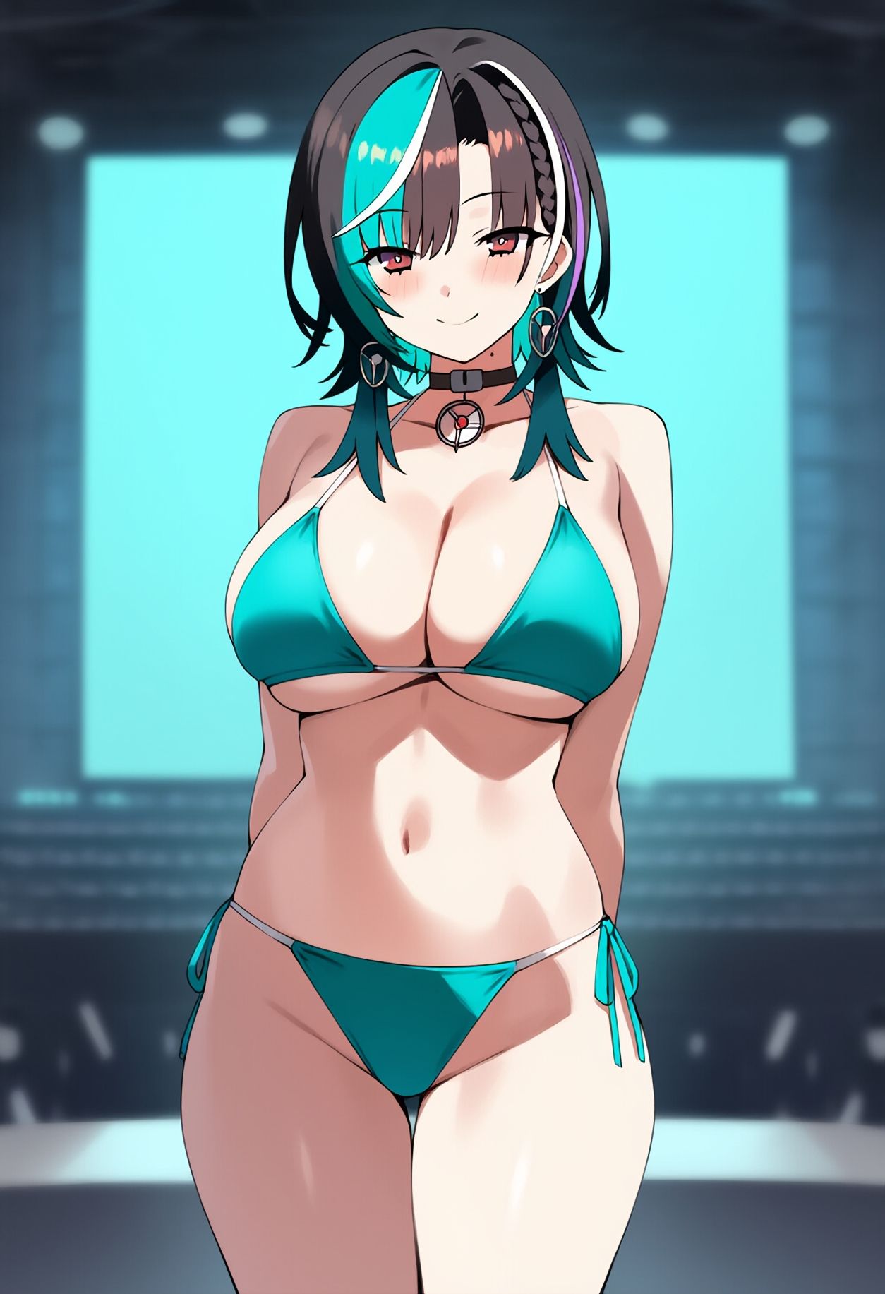 【買い切り版】バーチャル衣装故障で羞恥ちは（English translation included） サンプル3ページ目