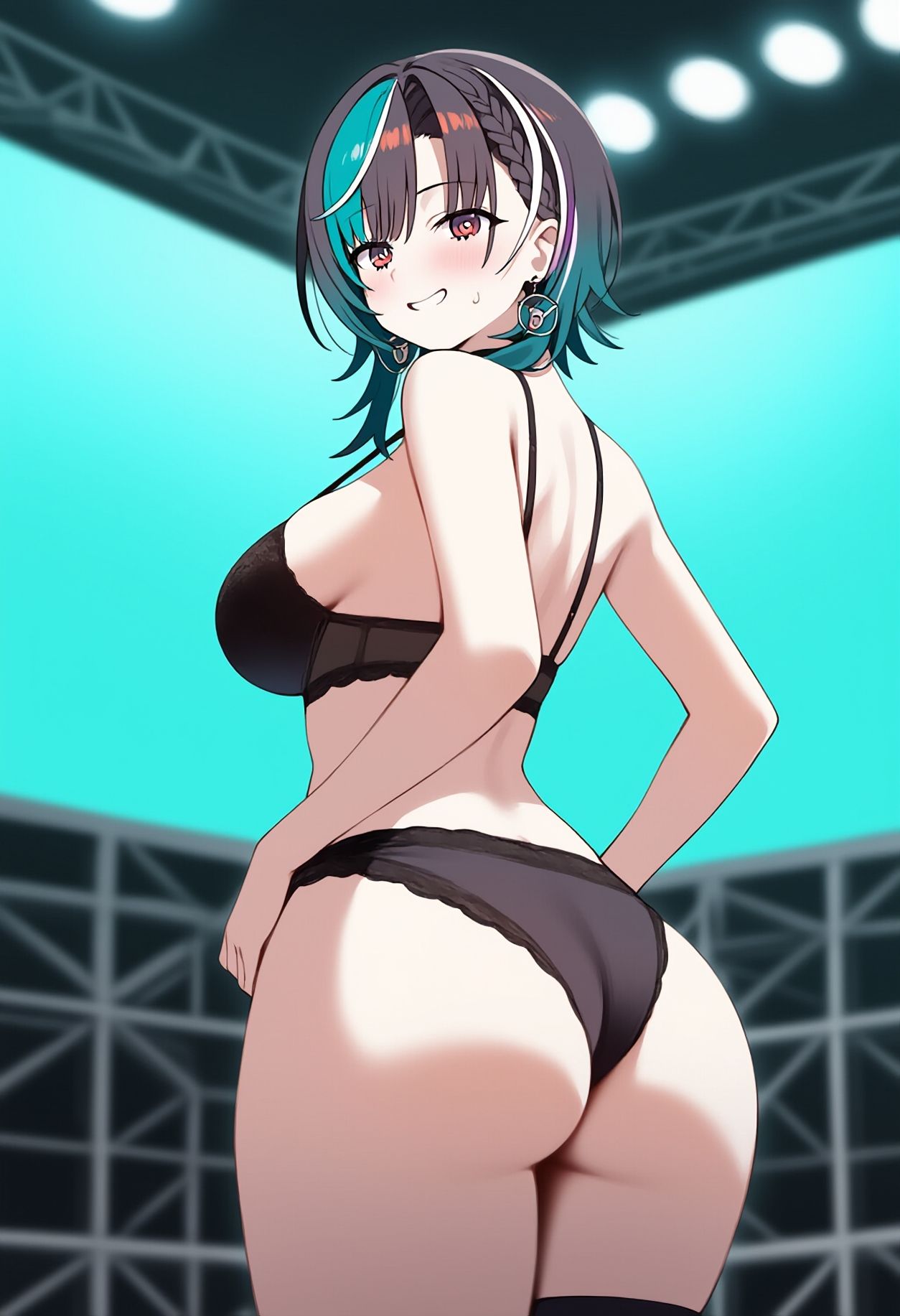 【買い切り版】バーチャル衣装故障で羞恥ちは（English translation included） サンプル5ページ目