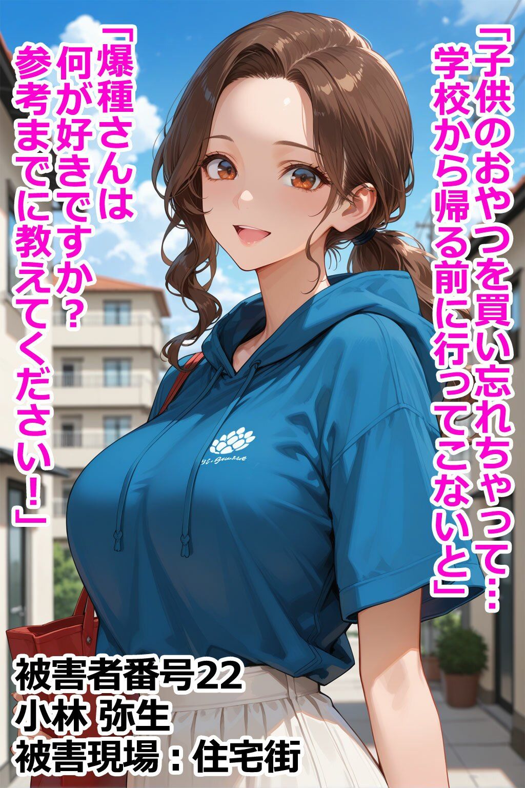 巨乳人妻レ〇プ事件被害者録 即出し2コマ サンプル5ページ目