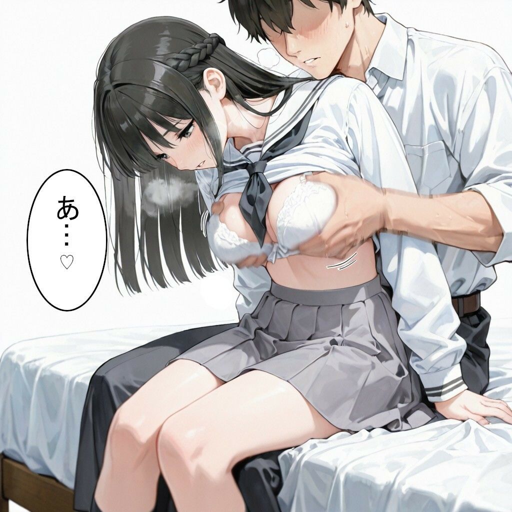 【制服】「約束のご褒美ください」おねだりな後輩とのあまあまえっち サンプル2ページ目