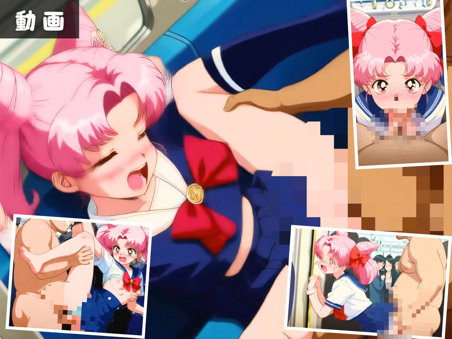 美少女戦士セ●ラームーン 〜10人のセーラー戦士と秘密の痴●車両〜【セット作品】 サンプル6ページ目
