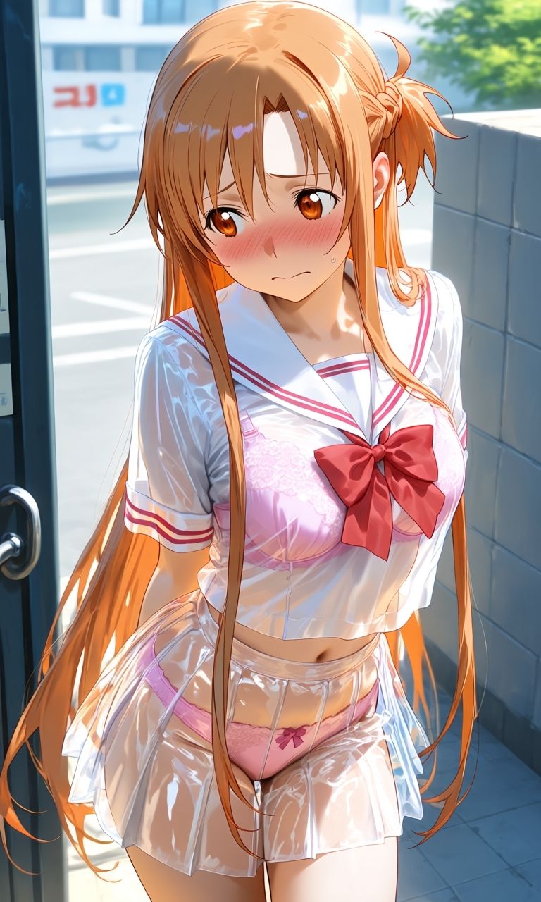 ア〇ナ スケスケセーラ服でHな日常 サンプル1ページ目