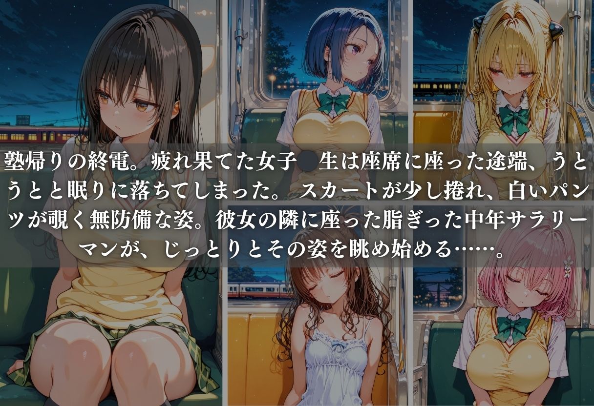 痴●列車ボテ腹END 〜キモおじリーマンに孕ませられる現役女子？？生〜 Vol.2 サンプル2ページ目