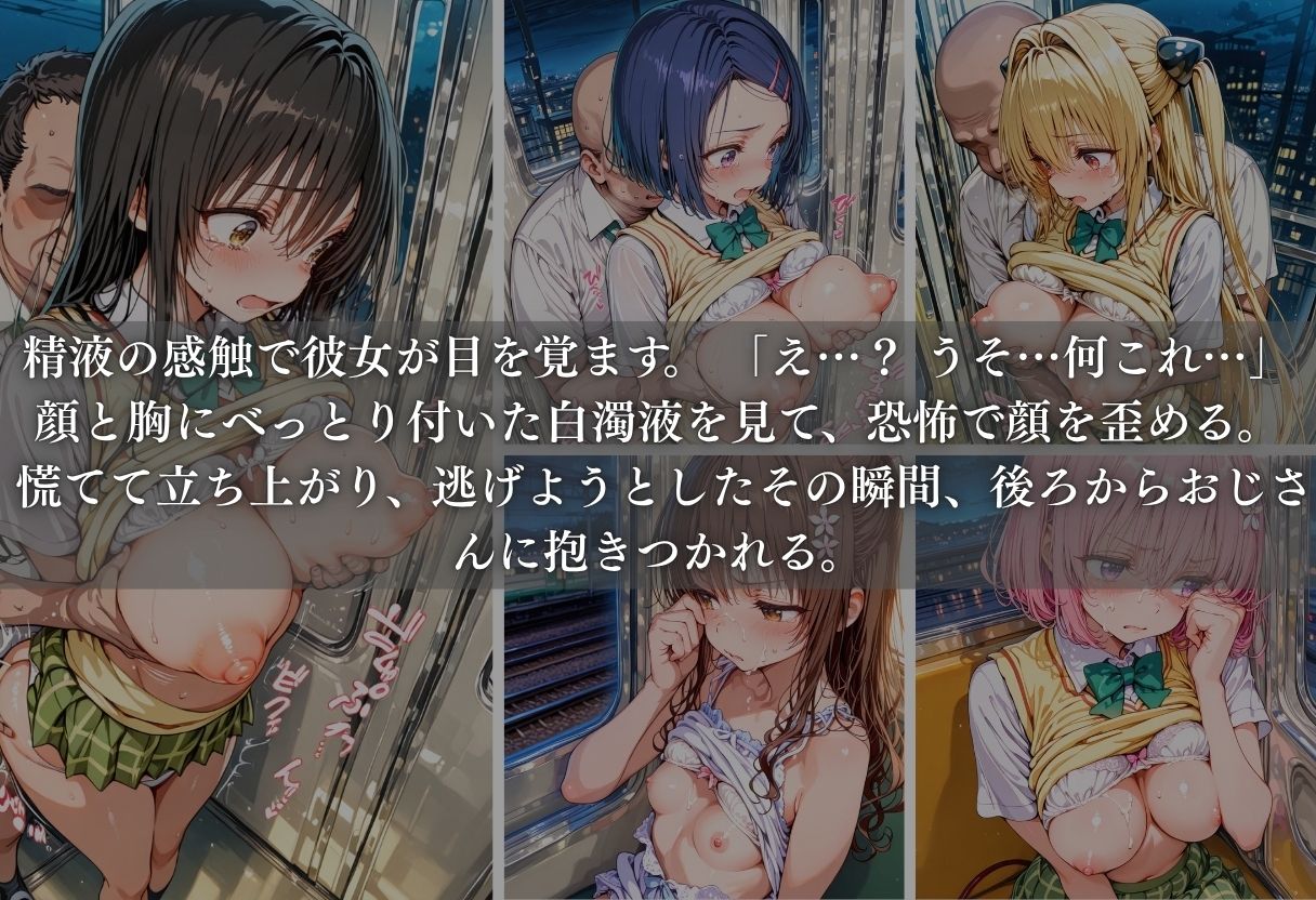 痴●列車ボテ腹END 〜キモおじリーマンに孕ませられる現役女子？？生〜 Vol.2 サンプル5ページ目