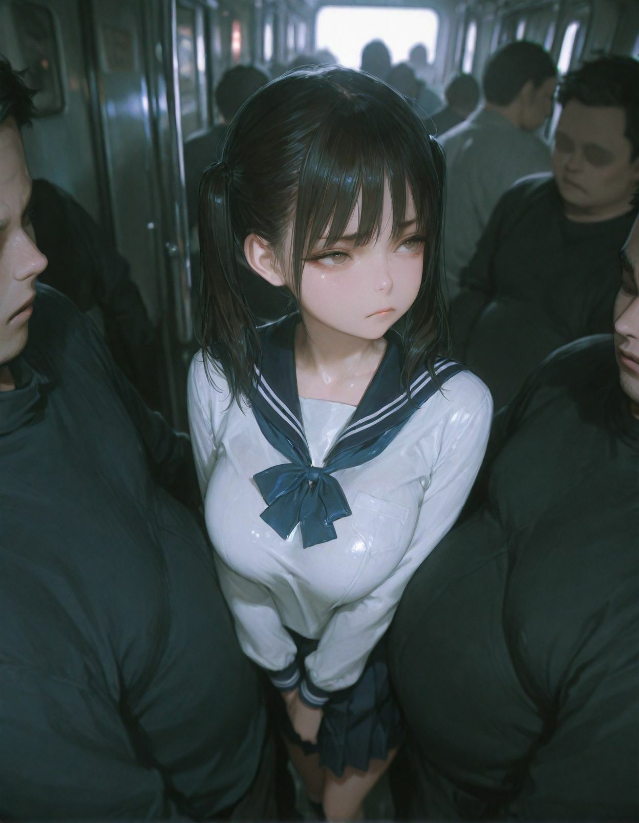 絶望少女7 -満員電車の中で・・・- サンプル1ページ目