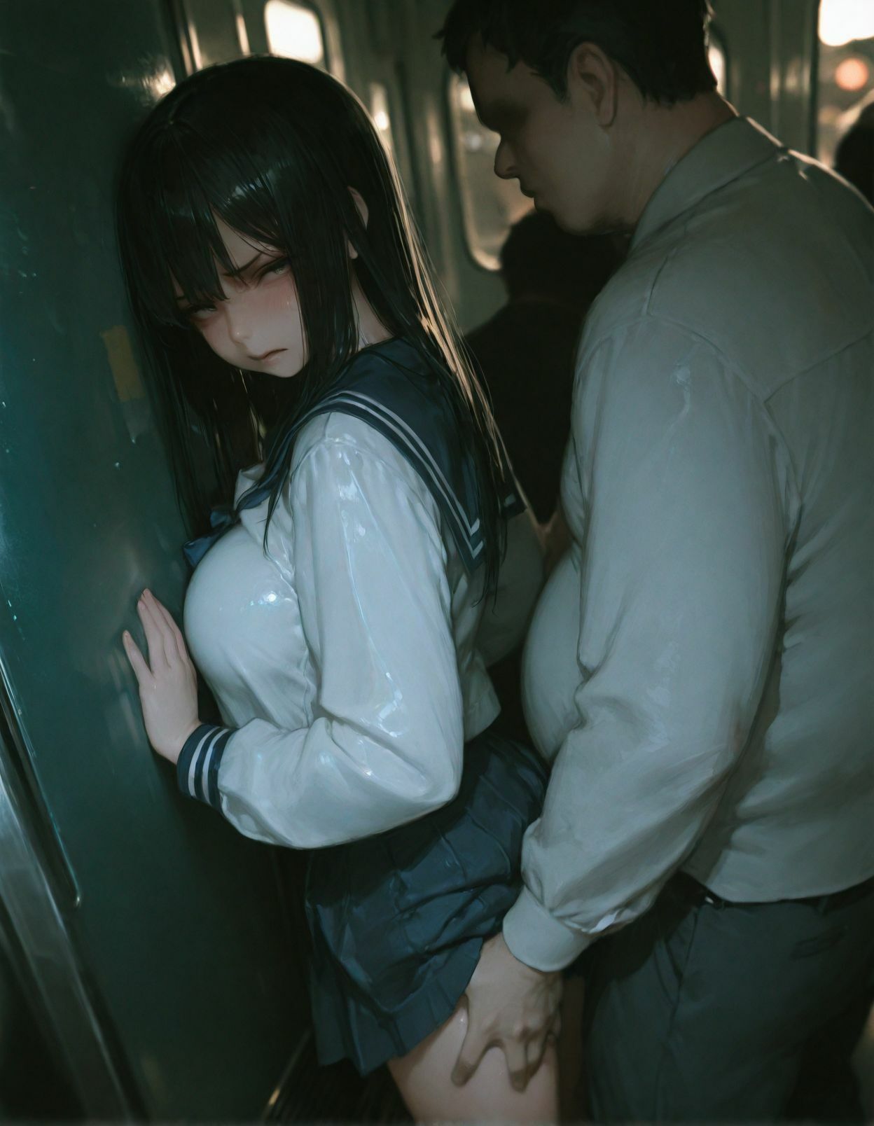 絶望少女7 -満員電車の中で・・・- サンプル2ページ目