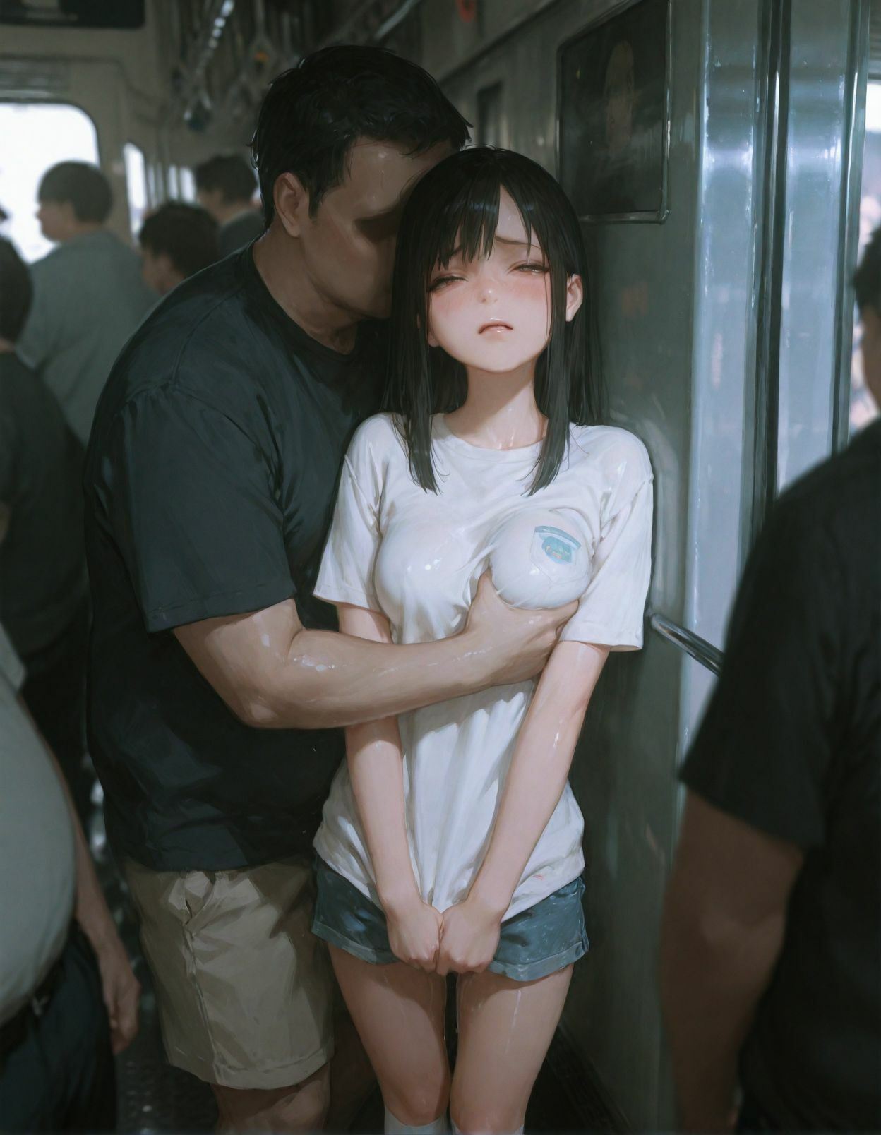 絶望少女7 -満員電車の中で・・・- サンプル3ページ目