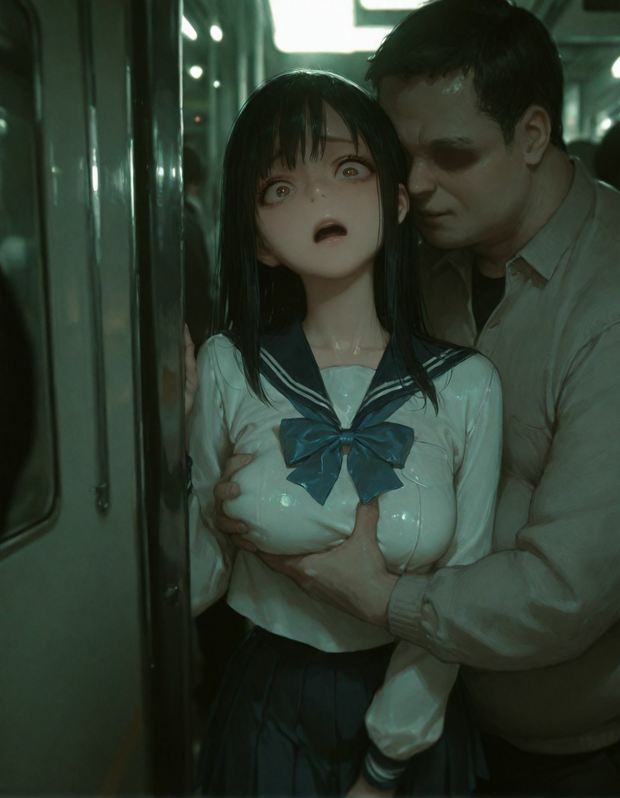 絶望少女7 -満員電車の中で・・・- サンプル5ページ目