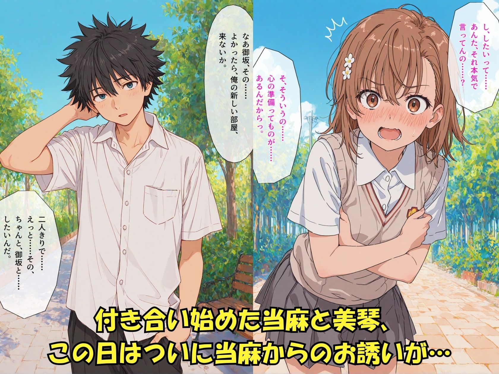 とある美琴の放課後 サンプル1ページ目