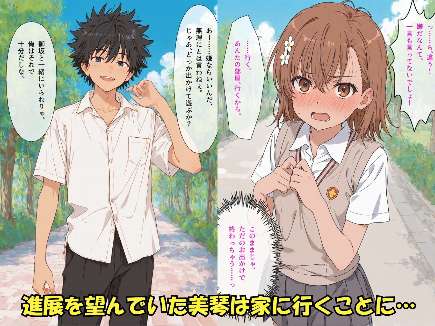 とある美琴の放課後 サンプル2ページ目
