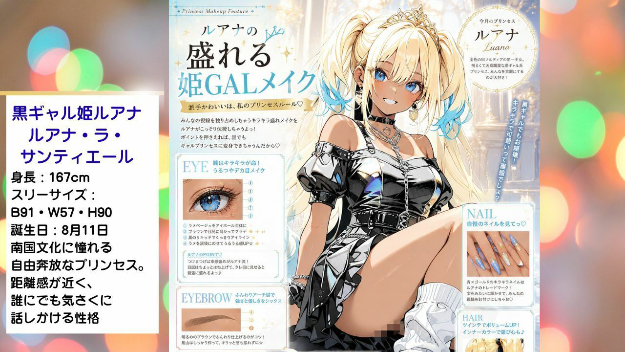 着エロアゲアゲ交尾 黒ギャル姫ルアナのバチ盛れ独占タイム 〜0距離密着メイクとルーズソックスで日焼け跡おっぱいを押しつけられちゃう〜 サンプル2ページ目