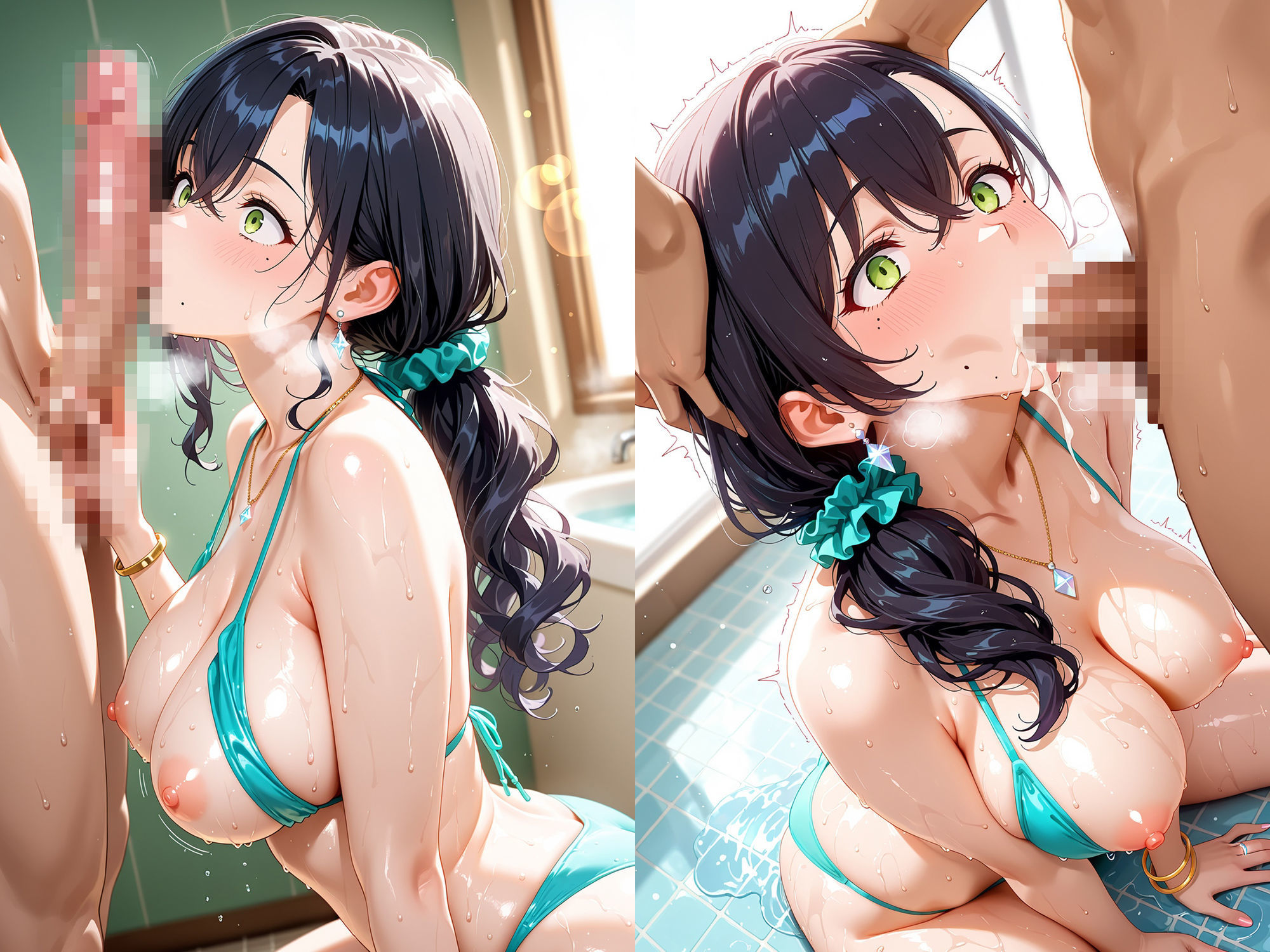 爆乳人妻は海で逝く サンプル5ページ目