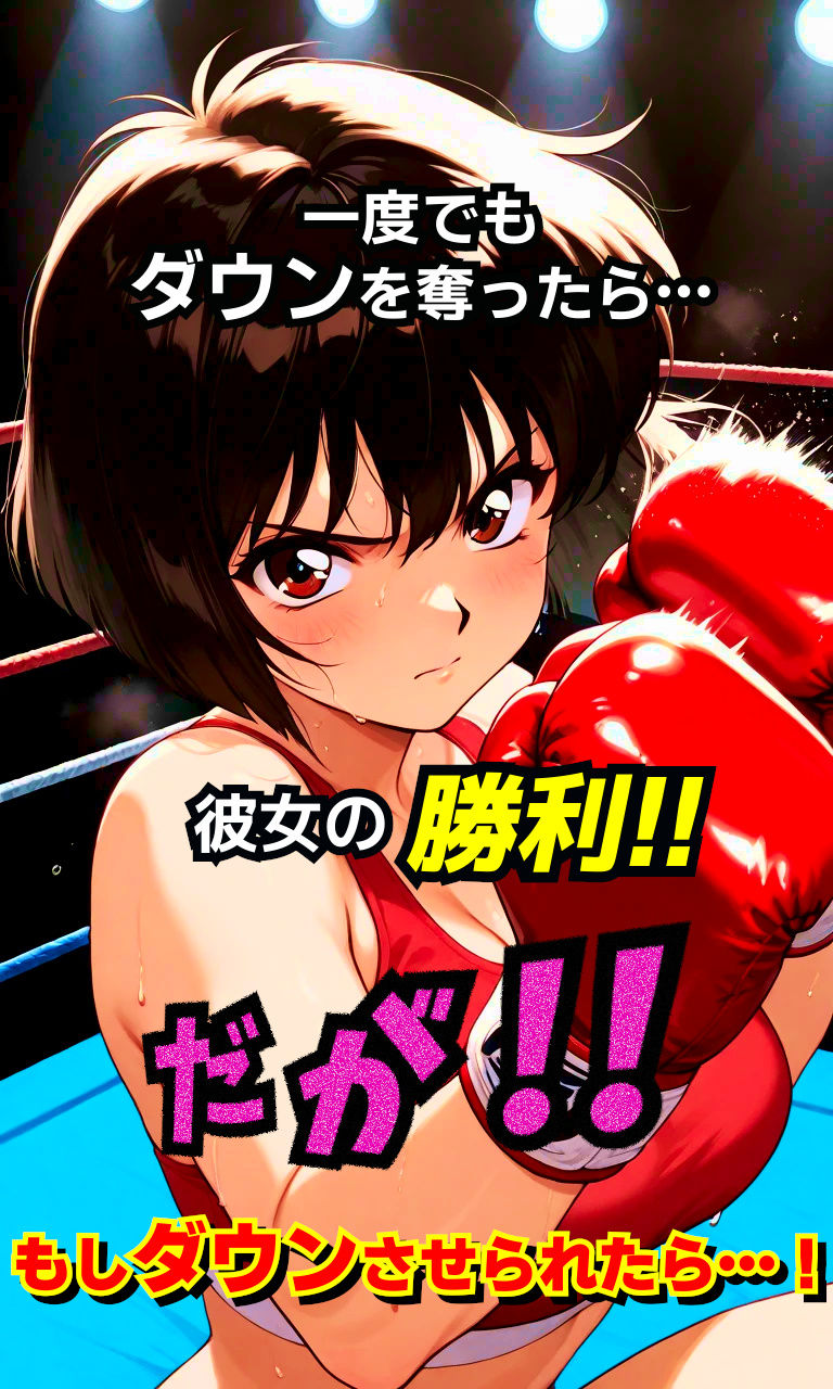 黒髪ボブちゃんVS！〜不良男子とボクシング対決！リングに鳴り響く、屈辱の絶叫！！〜 サンプル2ページ目