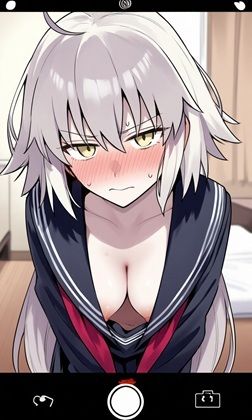 ジャ〇ヌオルタの制服エッチ サンプル1ページ目