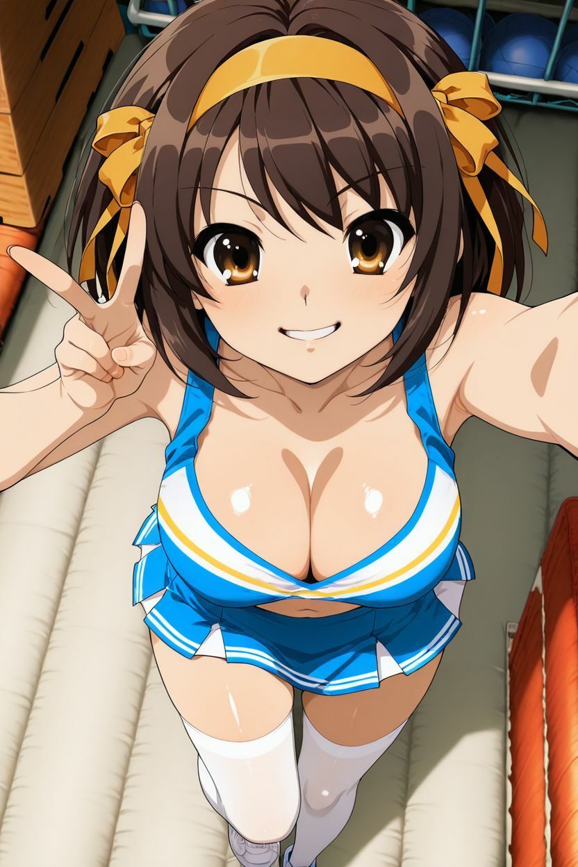 ち〇ぽに勝てなかった女たち〜涼〇ハ〇ヒ、チアコス中出し地獄編 サンプル1ページ目