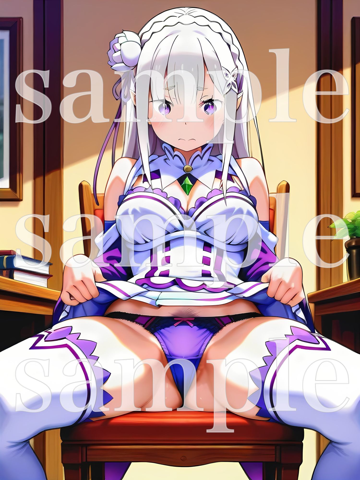 秘密のチラ見せアルバイト〜パンツを見せてもらったら陰毛まで見えちゃいました〜〇ミ〇ア編 サンプル3ページ目