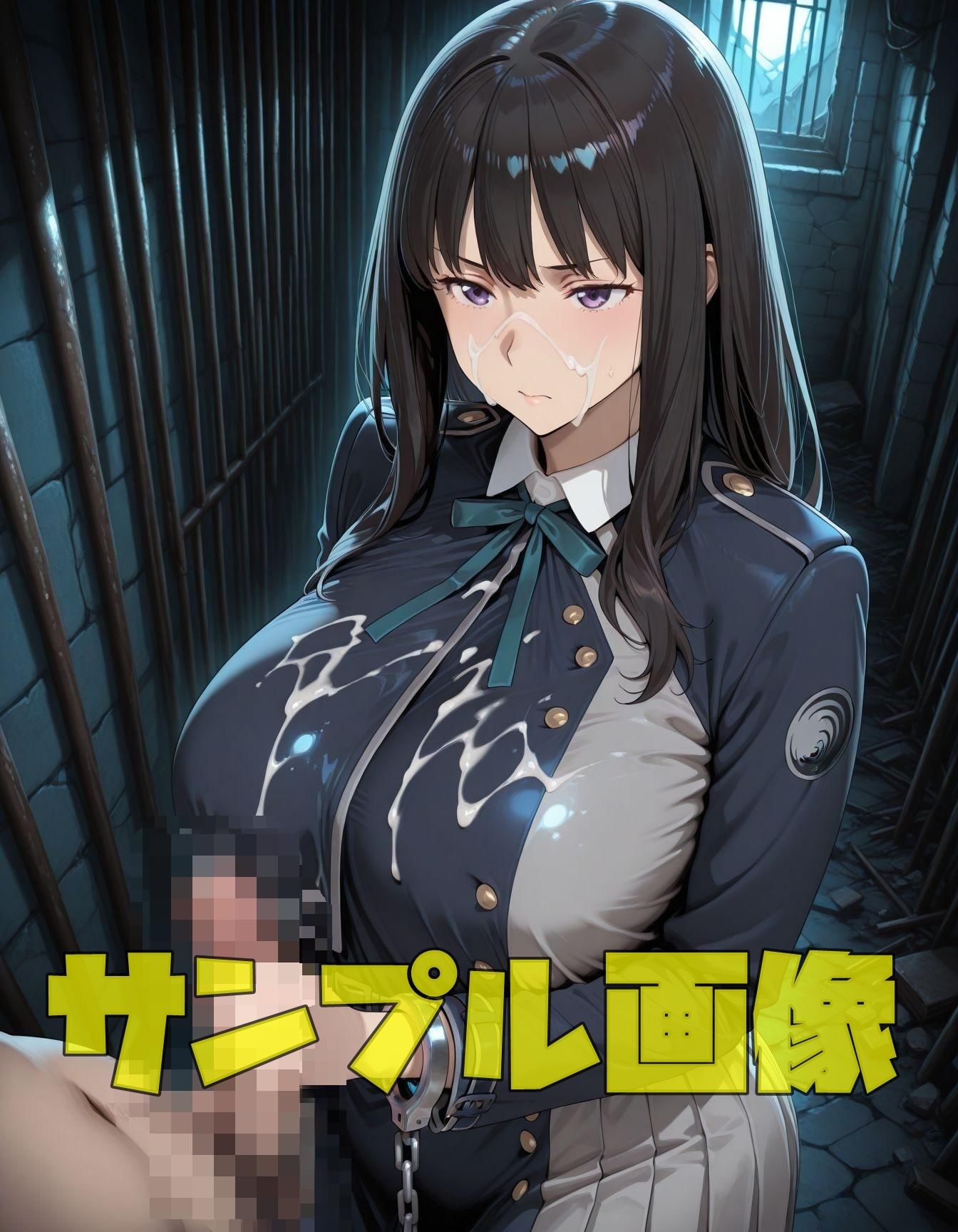 拘束された黒髪エージェント サンプル3ページ目