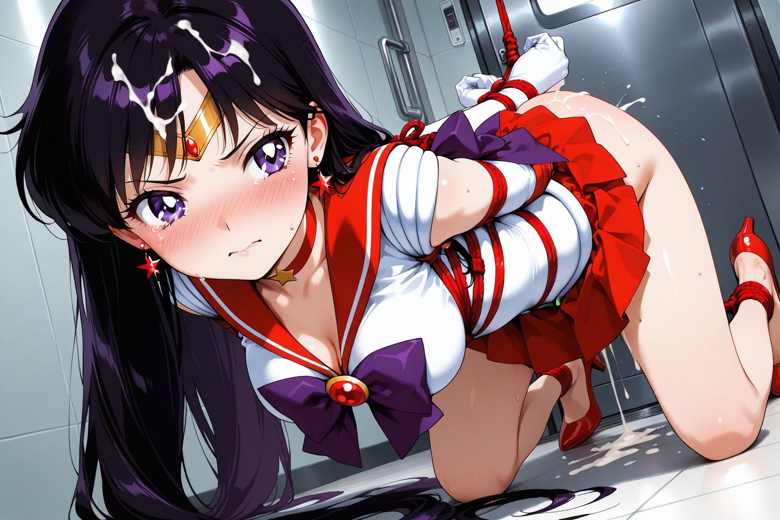 夢見る乙女の調教コレクション6〜美少女戦士〇ーラームーン風3・火野〇イ風・緊縛編 サンプル1ページ目