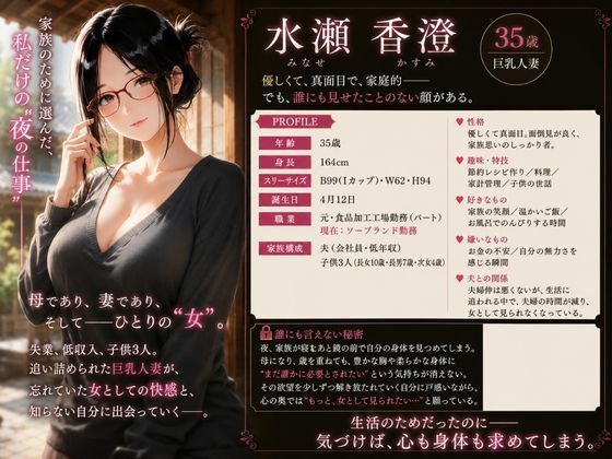 【巨乳人妻3作品合本】熟れた女の性事情 サンプル6ページ目