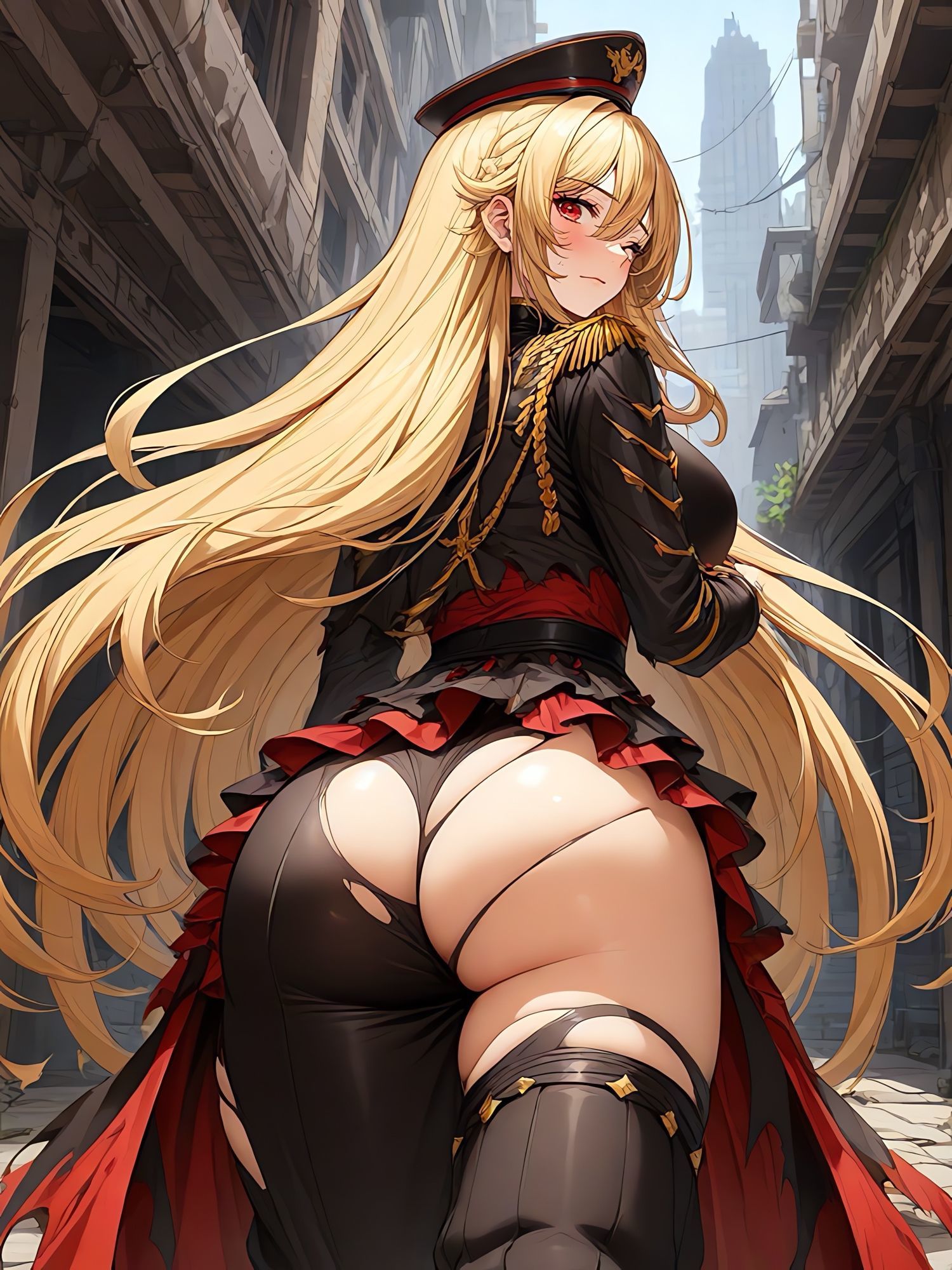 軍服尻破れ サンプル9ページ目