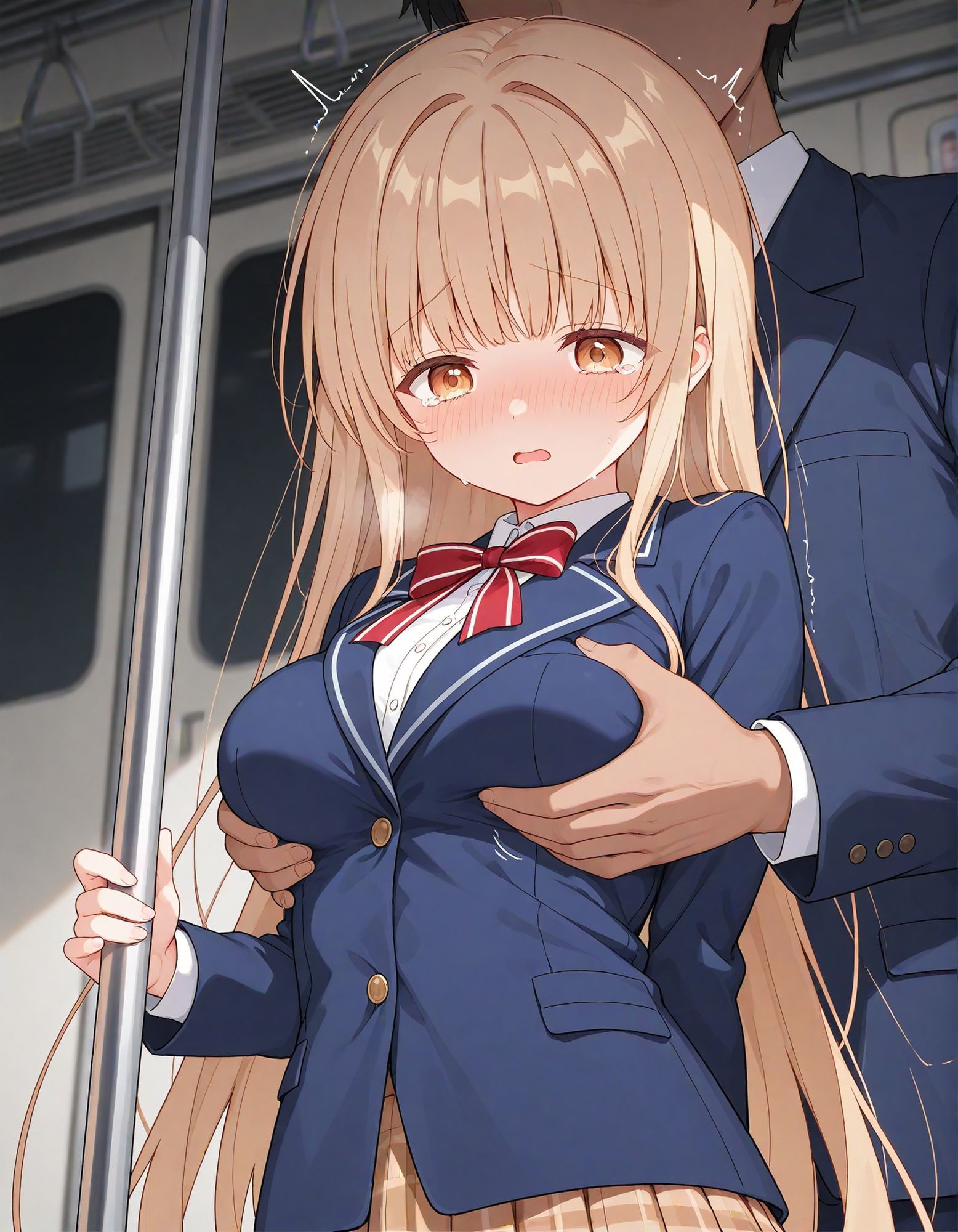 【動画付き】痴●電車 犯●れた少女 椎名●昼編 サンプル6ページ目